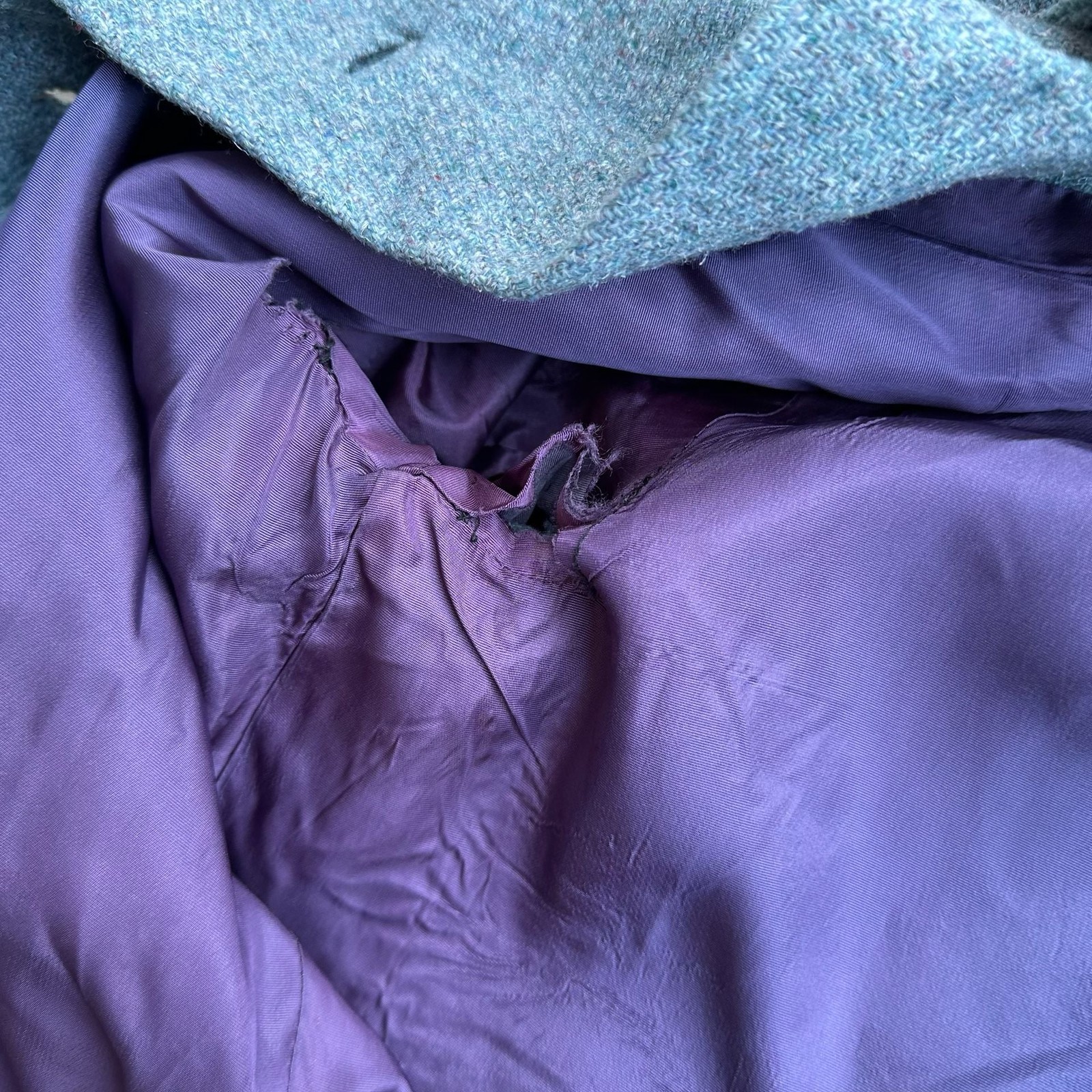 1960’s UNION MADE Scotch Heather by Capri Wool Blend Tweed Coat