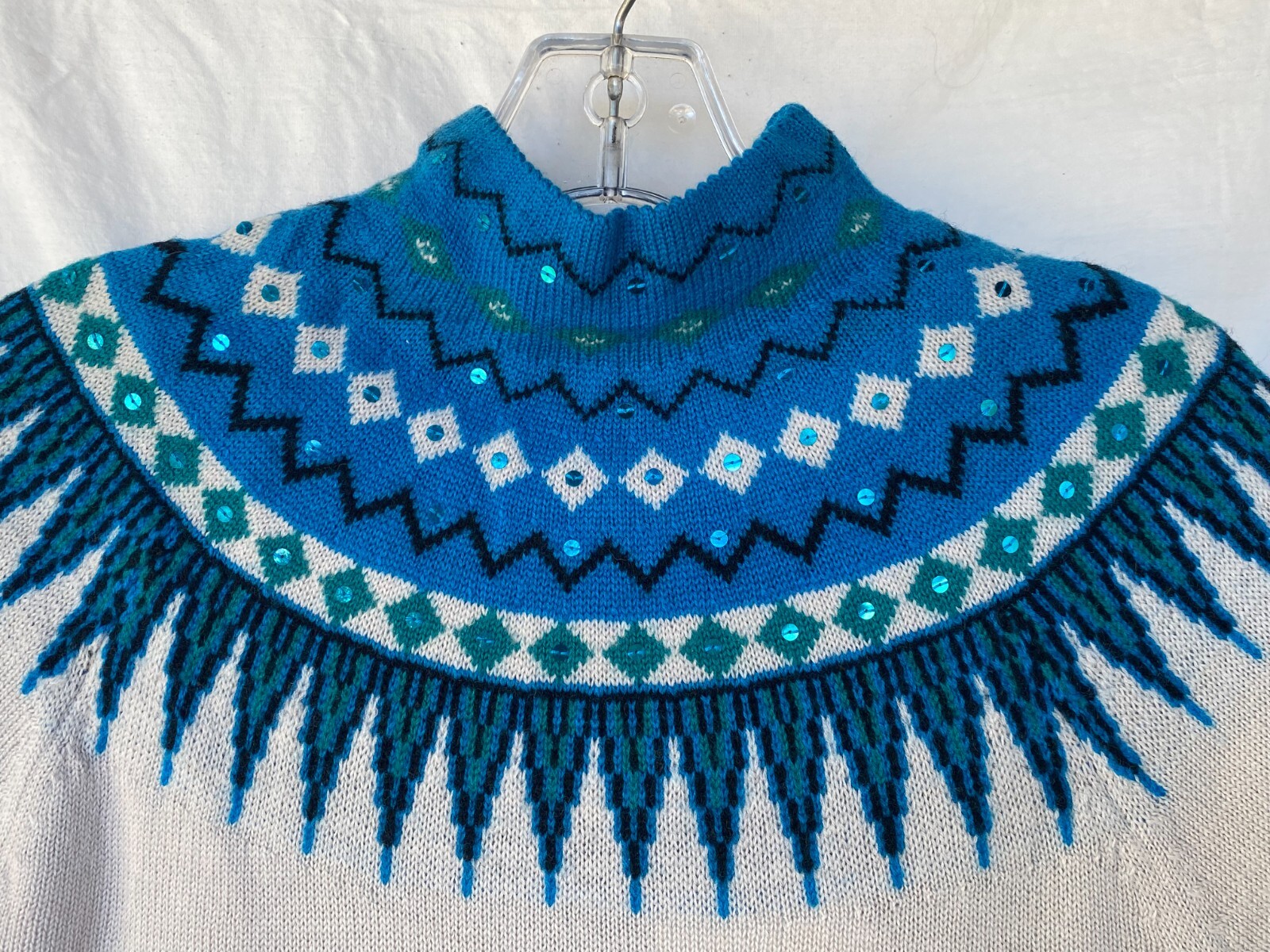 VTG 80s..FORNARINA..SOUTHWESTERN..WOOL..PULLOVER..SWEATER..NWT..XS / S