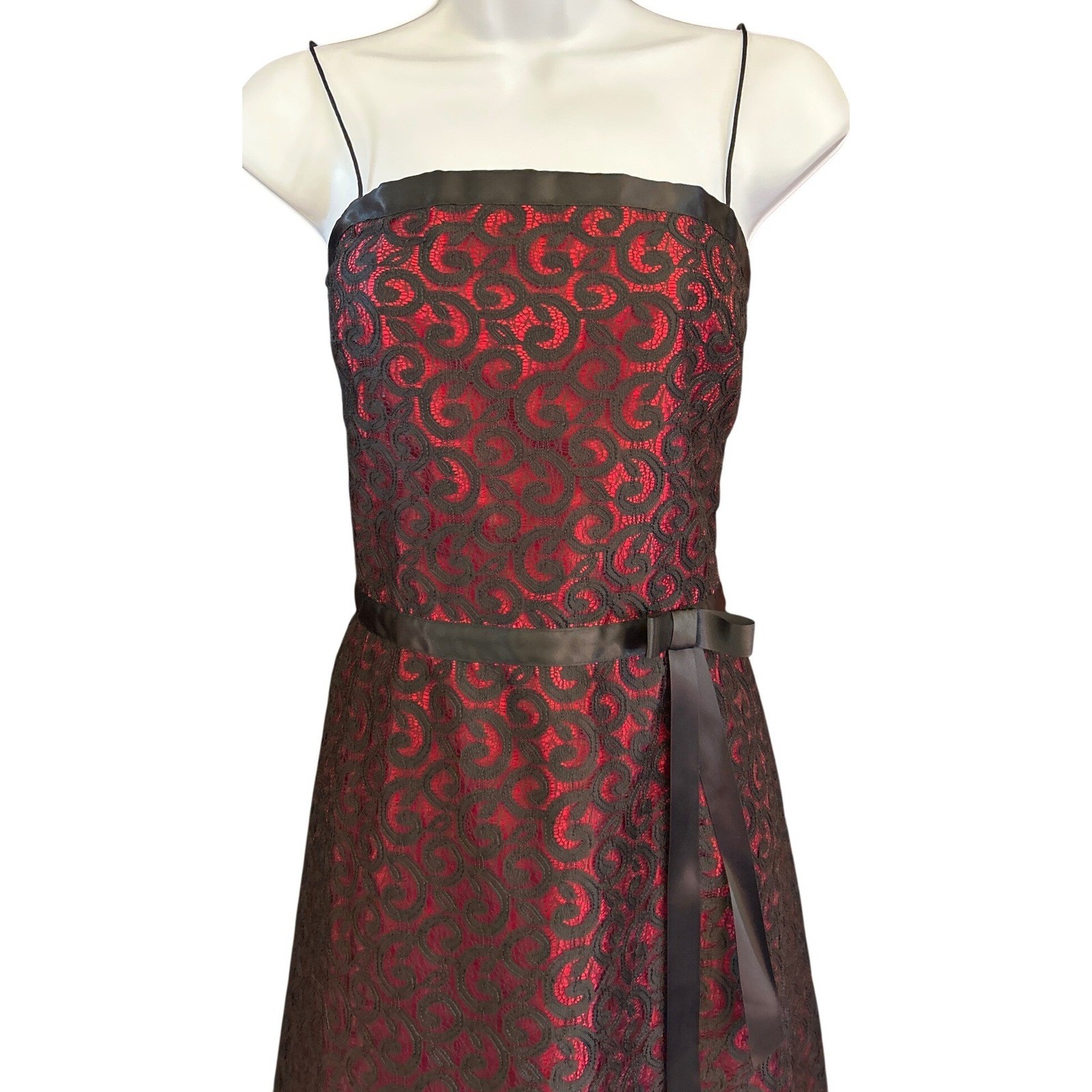 Vintage Deadstock 90s De Laru Sheila Yen Lace Dress Gothic Romance Vampirecore