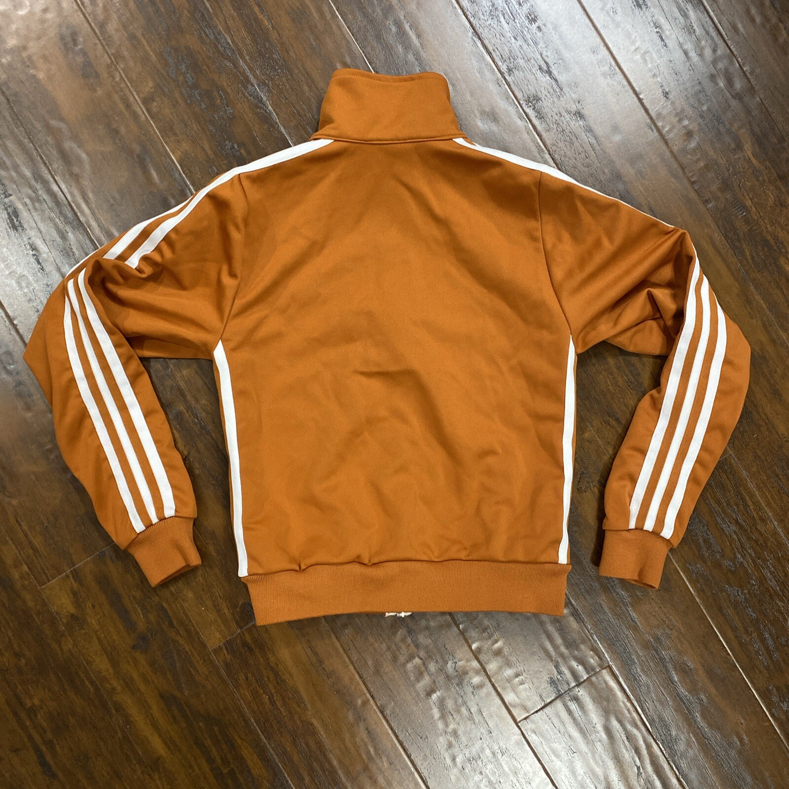 Vintage Varsity Spirit Fashions Cheer Full Zip Jacket Sz S Orange Made in USA