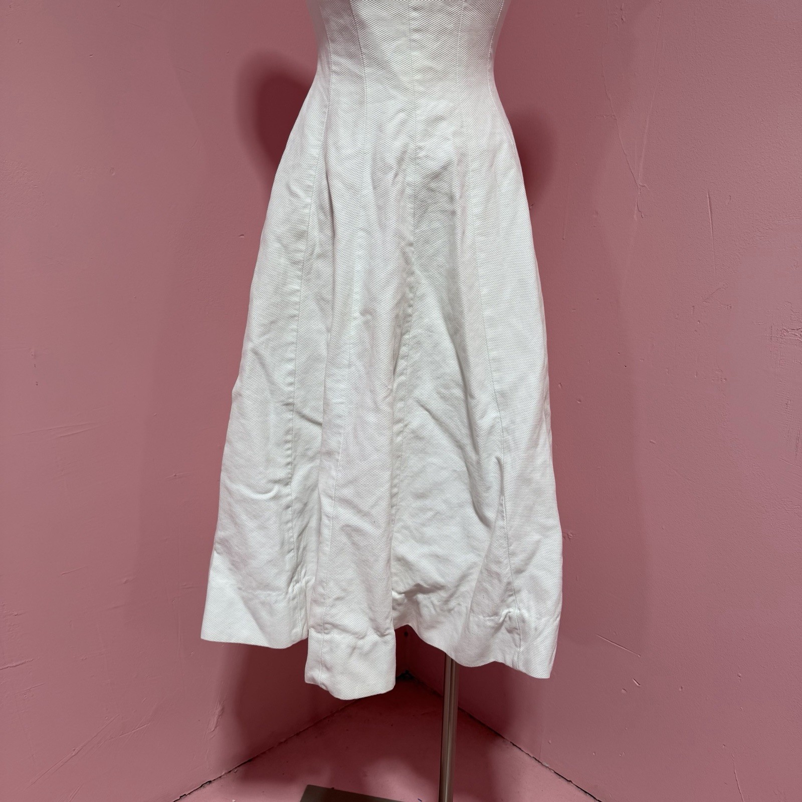 True Vintage 1950’s Pat Premo Grease Mid Century White Dress