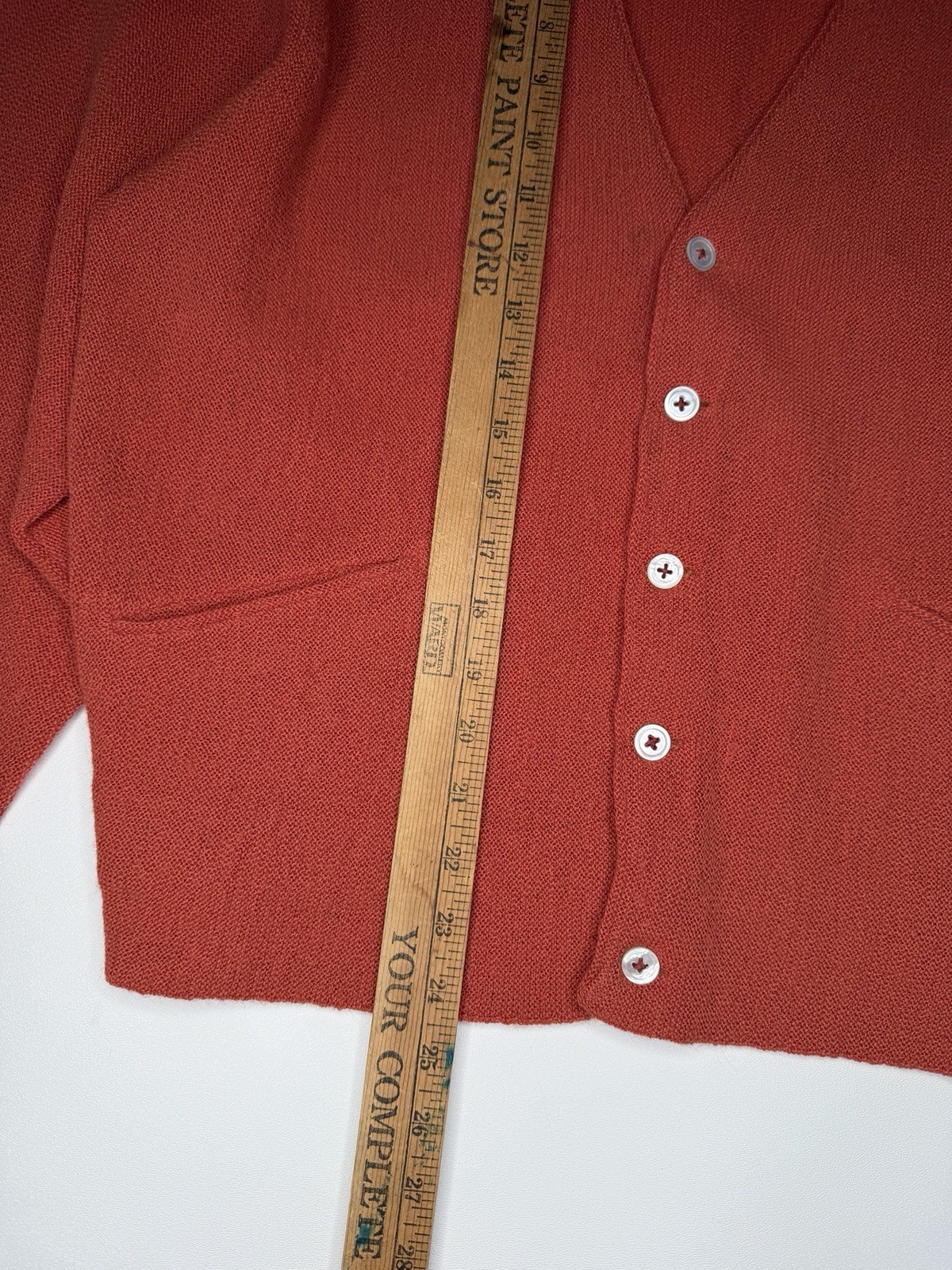 Vintage Church Original Union Made 1950’s Alpaca Cardigan Sweater Unisex L