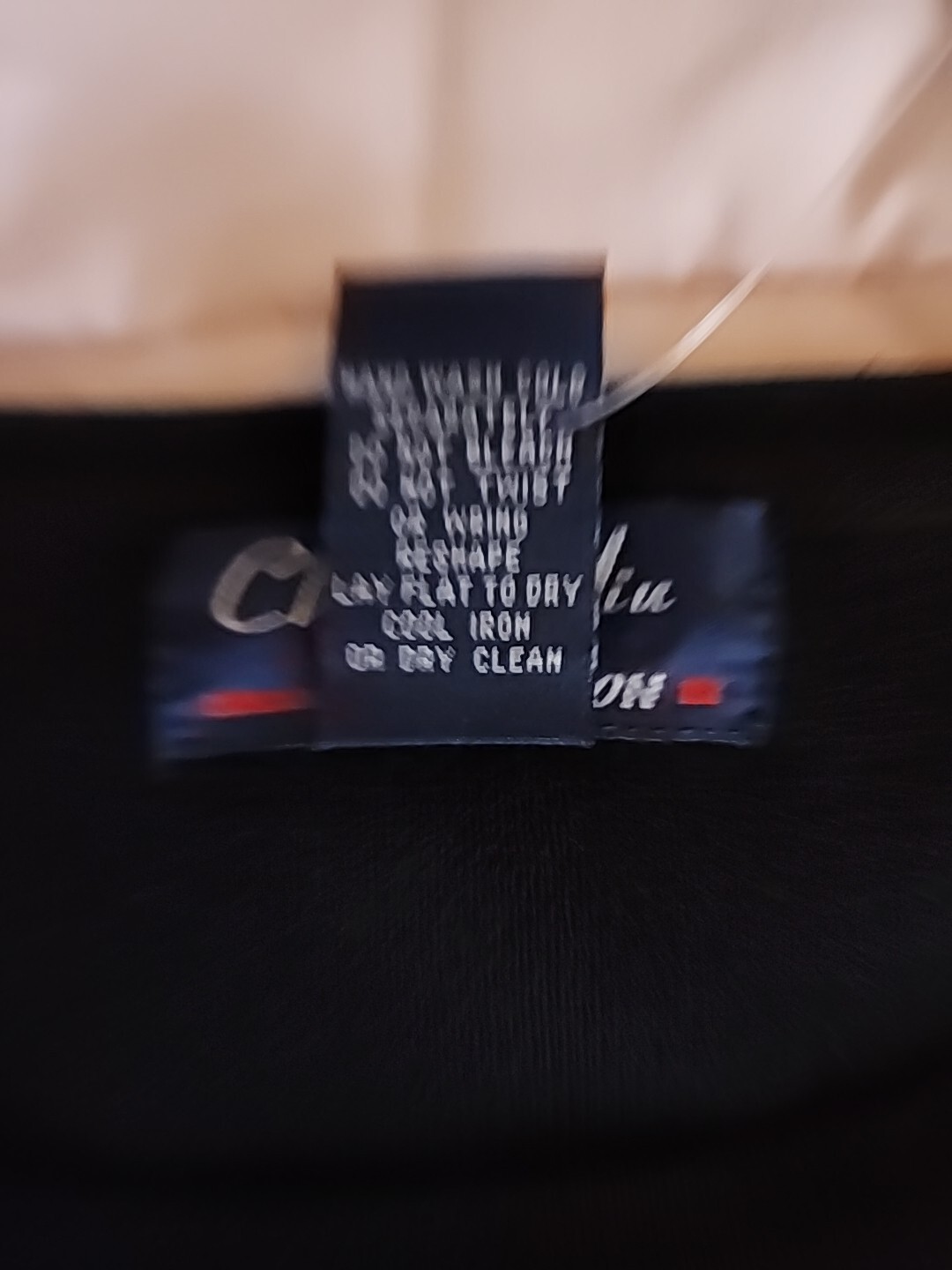 Chong Yiu fashions Black Ribbed, Super Stretchy Short Sleeve Size S NWT Studded