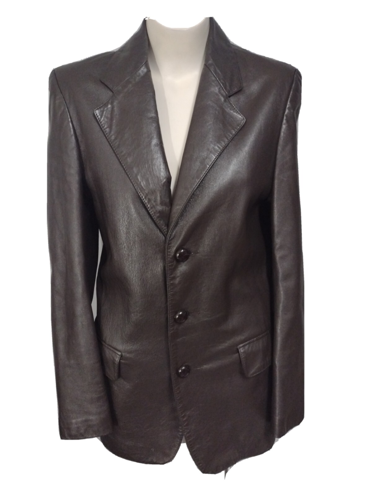 Vintage Schott Tan Leather Blazer Jacket Women’s Size 36 Extra Small