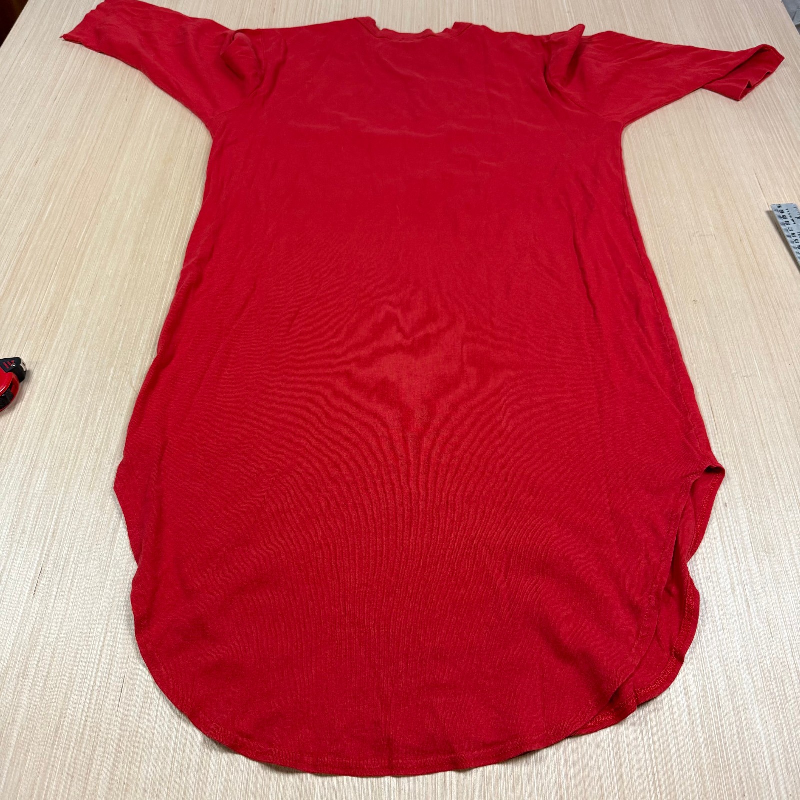Vintage 80s 90s Nieman Marcus Christmas Wreath Nightie Sleep T Shirt Gown Dress