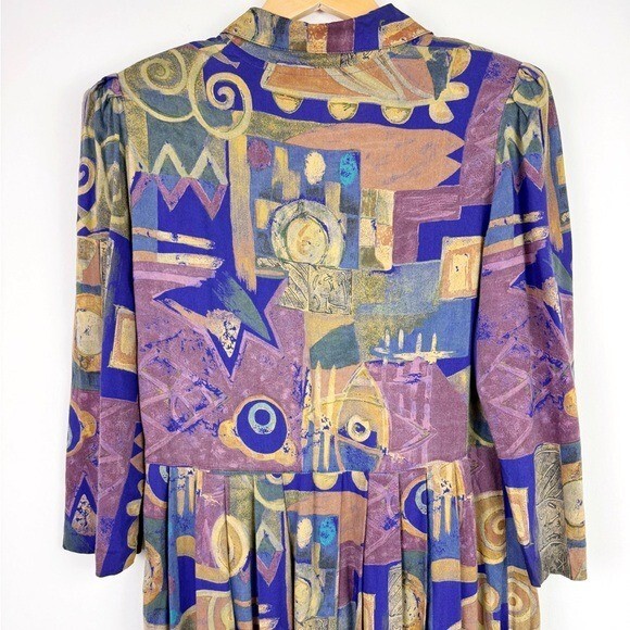 Gossip Vintage 80’s Geometric Midi Dress