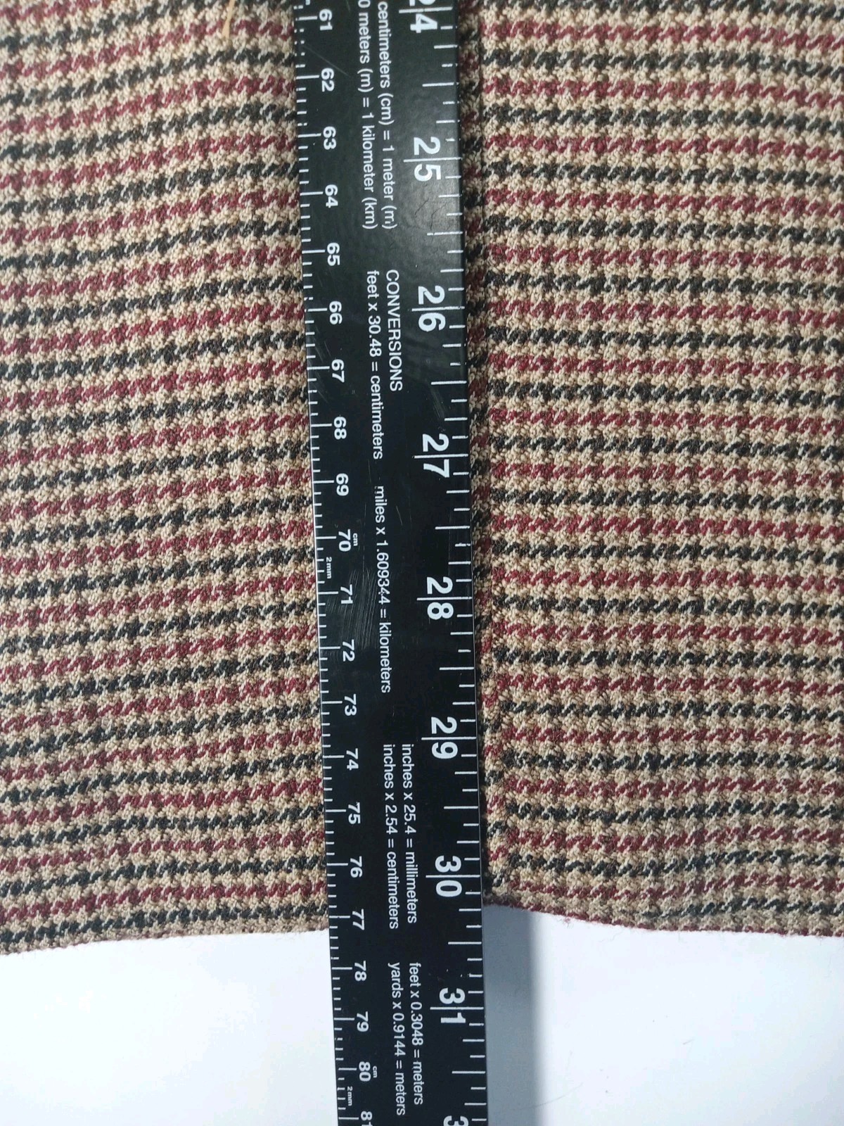 Vintage Rena Rowan Plaid Wool Skirt Size 14 Dark Academia 90s Tweed 32W X 30L
