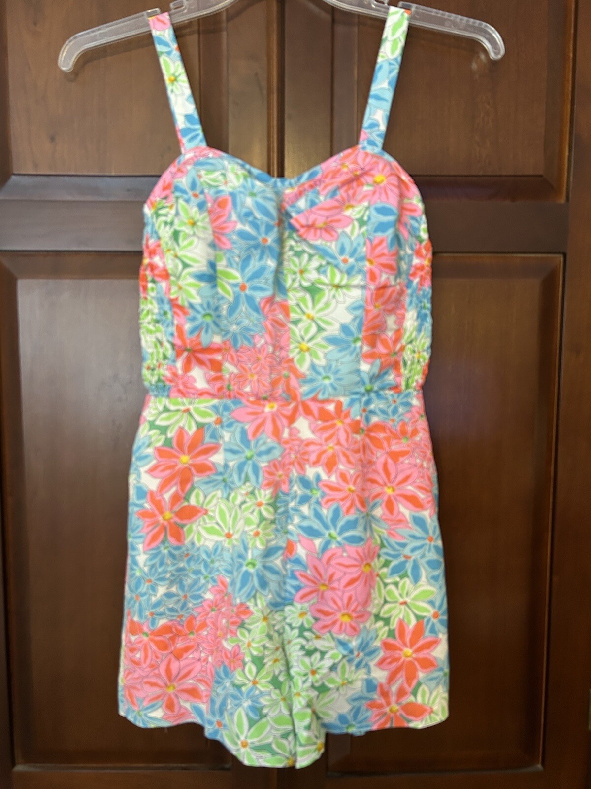 1960s Gabar Romper/Playsuit One Piece Vintage Size 14 Summer Girl