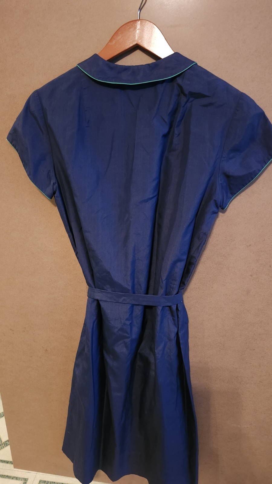McMullen 100% Silk Shirt Dress vintage From The 50’s/60’s D11