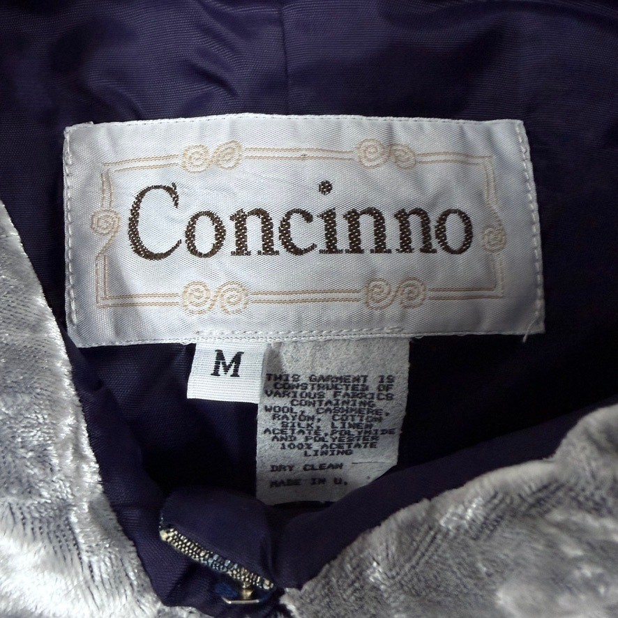 VTG 1990s Concinno Patchwork Vest Mixed Fabrics Avant Garde Artsy M