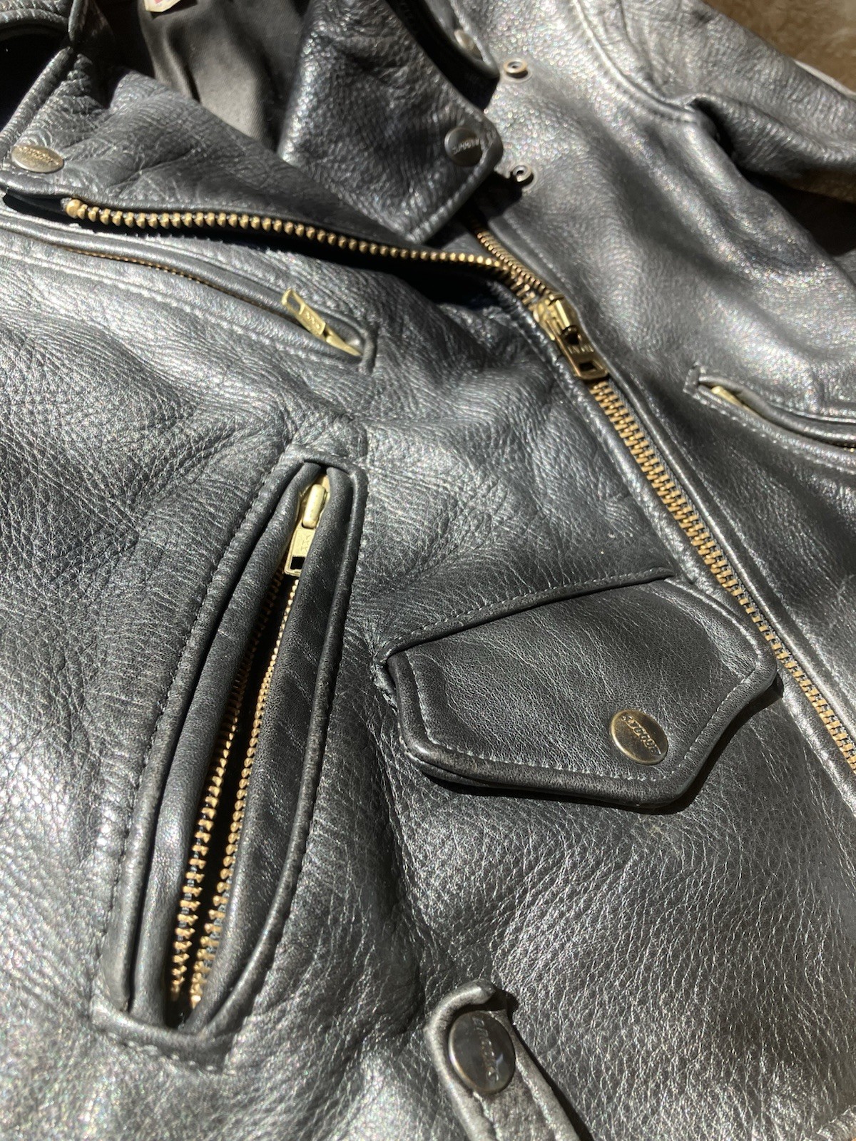Vintage Brooks Leather Jacket Biker Motorcycle Women’s 28 XS S Perfect Fit