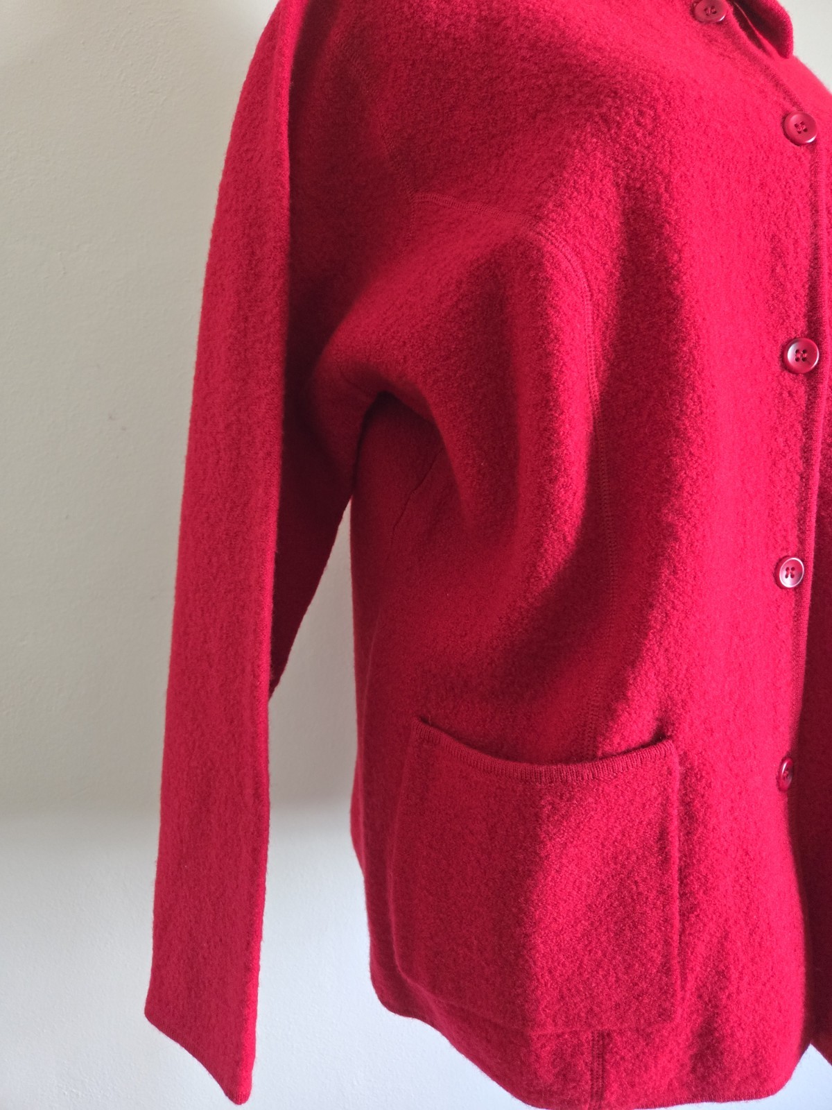 Windridge Cheryl Nash Jacket/Cardigan/red/sizeXL/Women/Marino Wool/Vintage/80s.