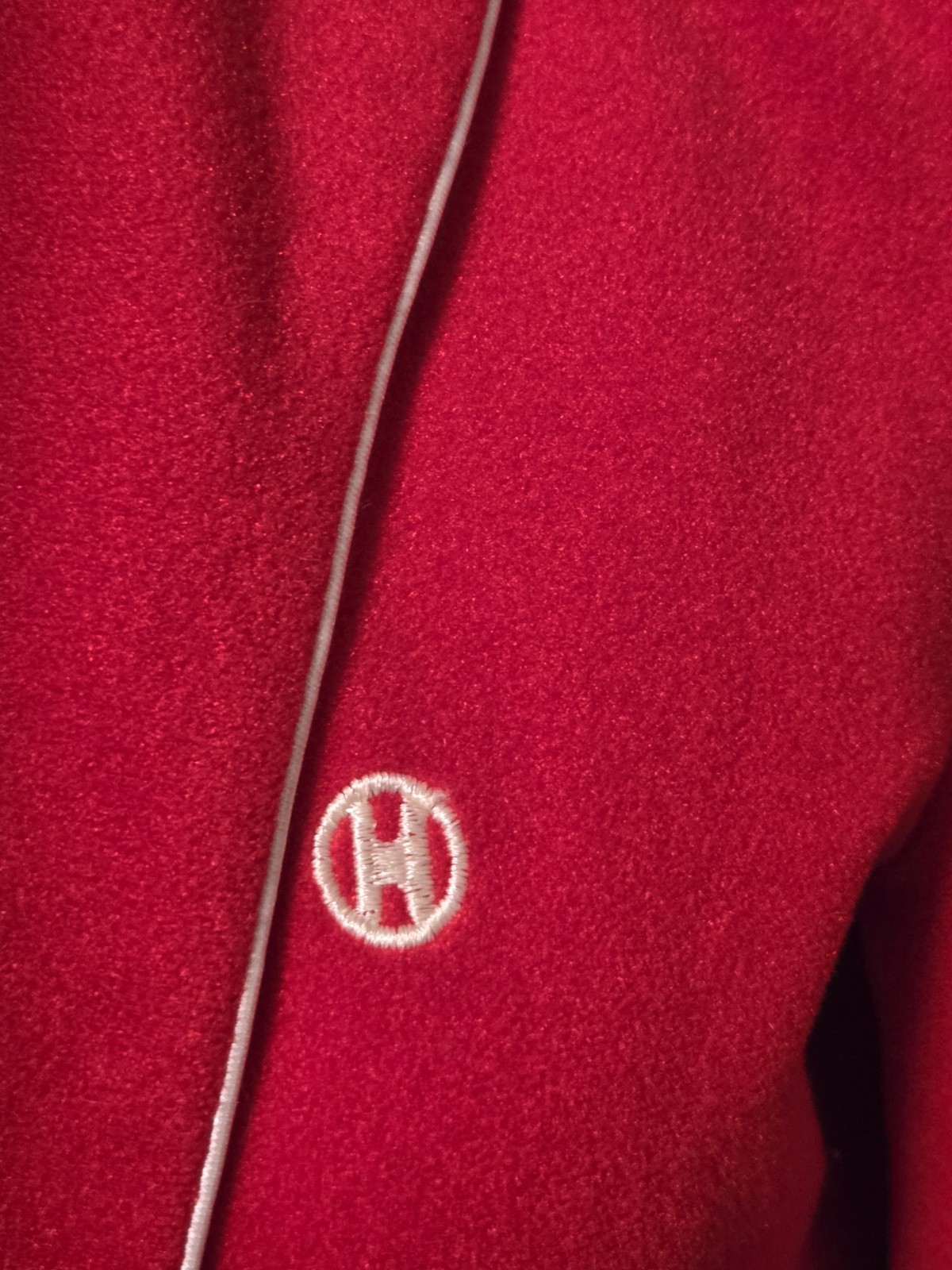 Vintage Halston III Robe Medium Mad Men Red