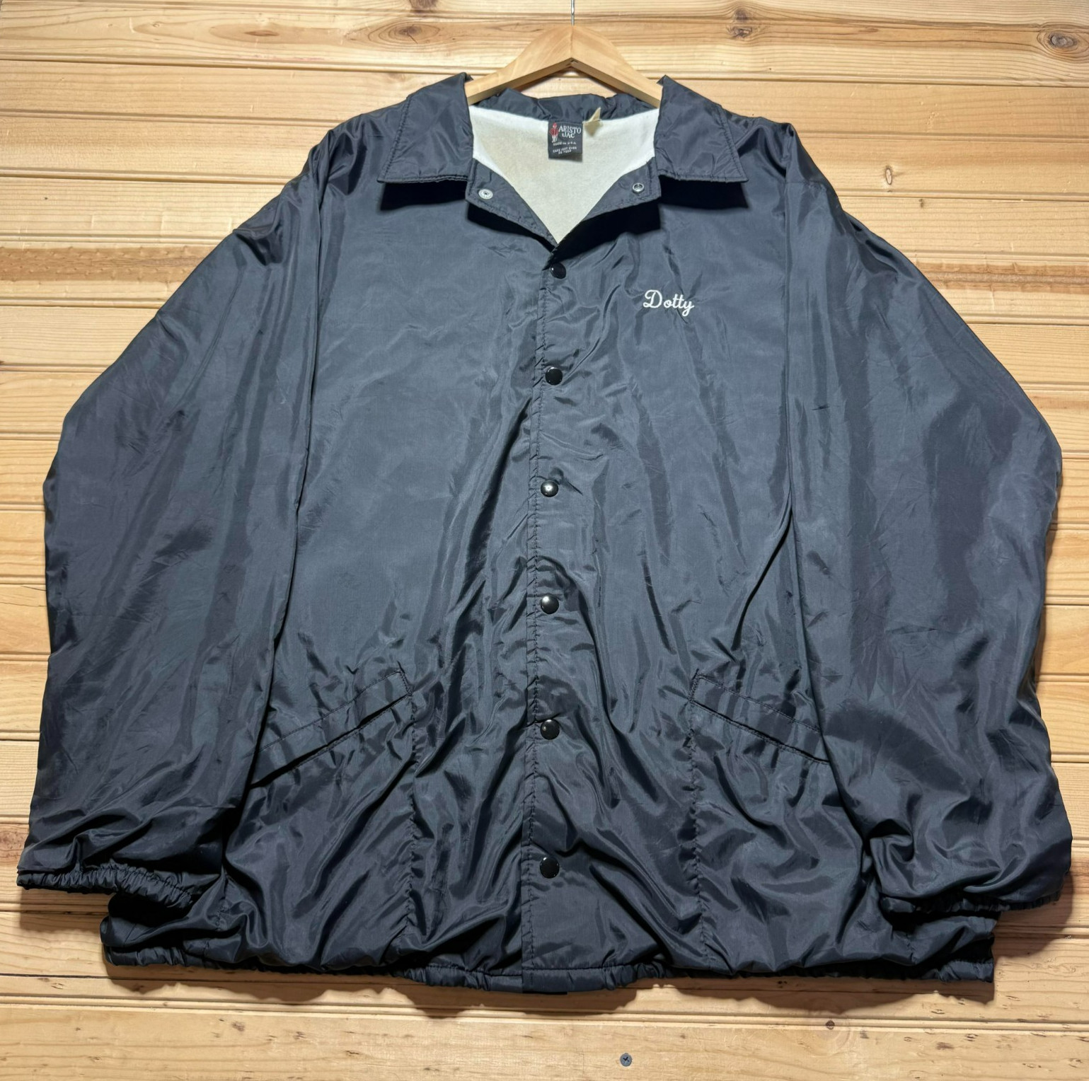 Vintage 90s 1991 Martha’s Midway Tavern Dart League Windbreaker Jacket Size XXL
