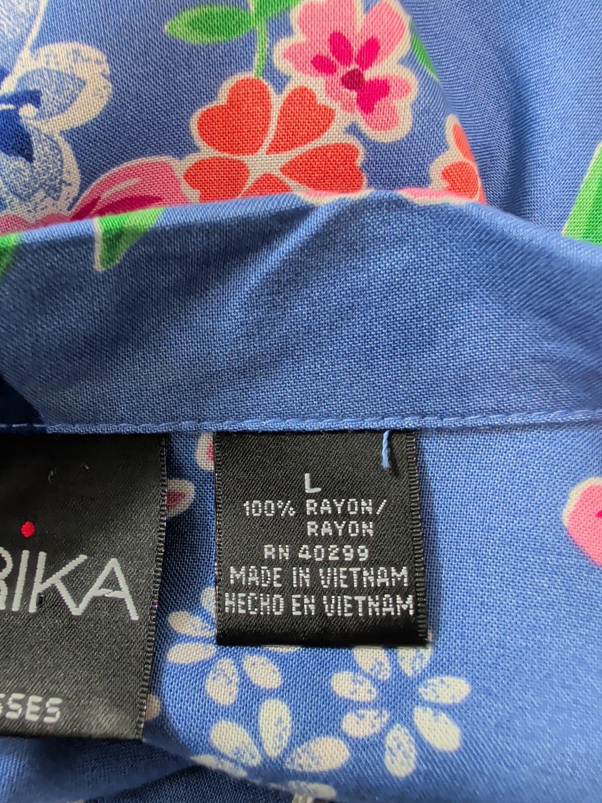 VTG 80’s 90’s ERIKA Maxi Dress Womens L Cottagecore Prairie Periwinkle Floral