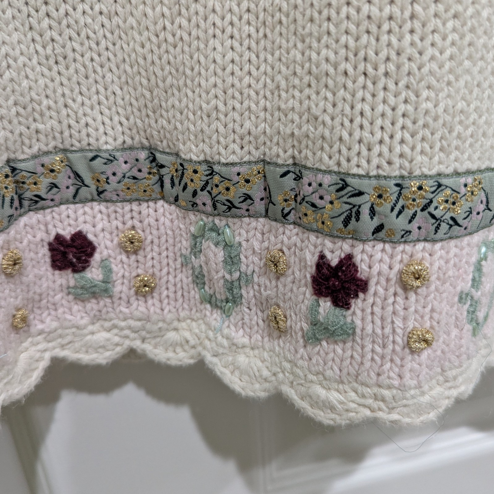 Vintage the eagle’s eye Cottagecore Floral Cardigan size S