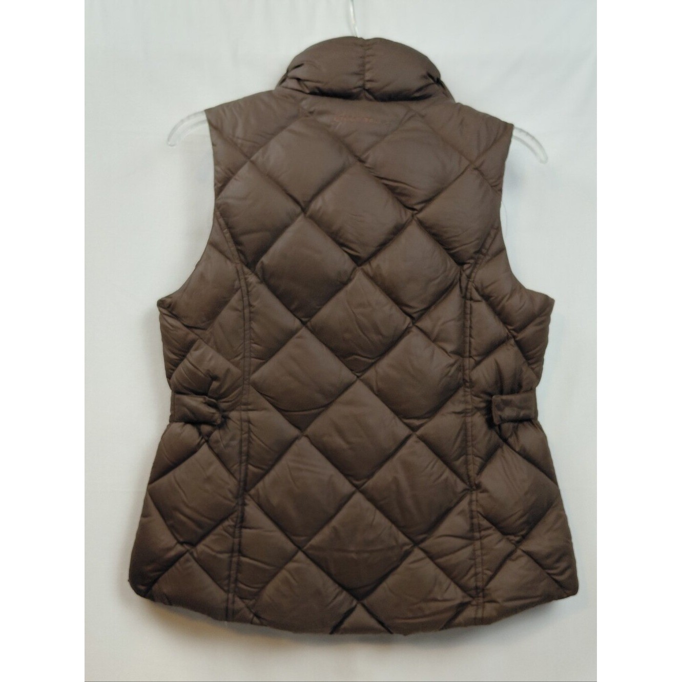 Eddie Bauer EB700 Fill Power Goose Down Vest Women’s Size Small Petite Brown