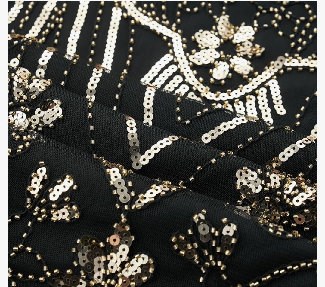 1920s Flapper Dress Women’s Great Gatsby Color Sequin Tassel 20s Party Dress