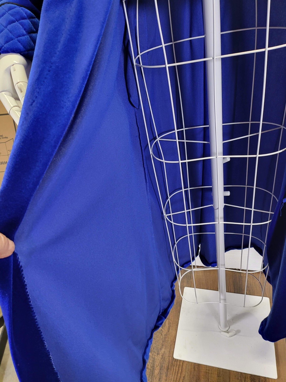 Vintage Gilligan O’malley Velour Robe With Belt Blue Womans Size M 12/14
