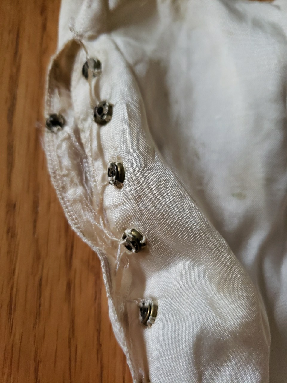 VTG 30s? Cream Camisole Top Sz XXS? Study Design Inspiration Costuming DAMAGED