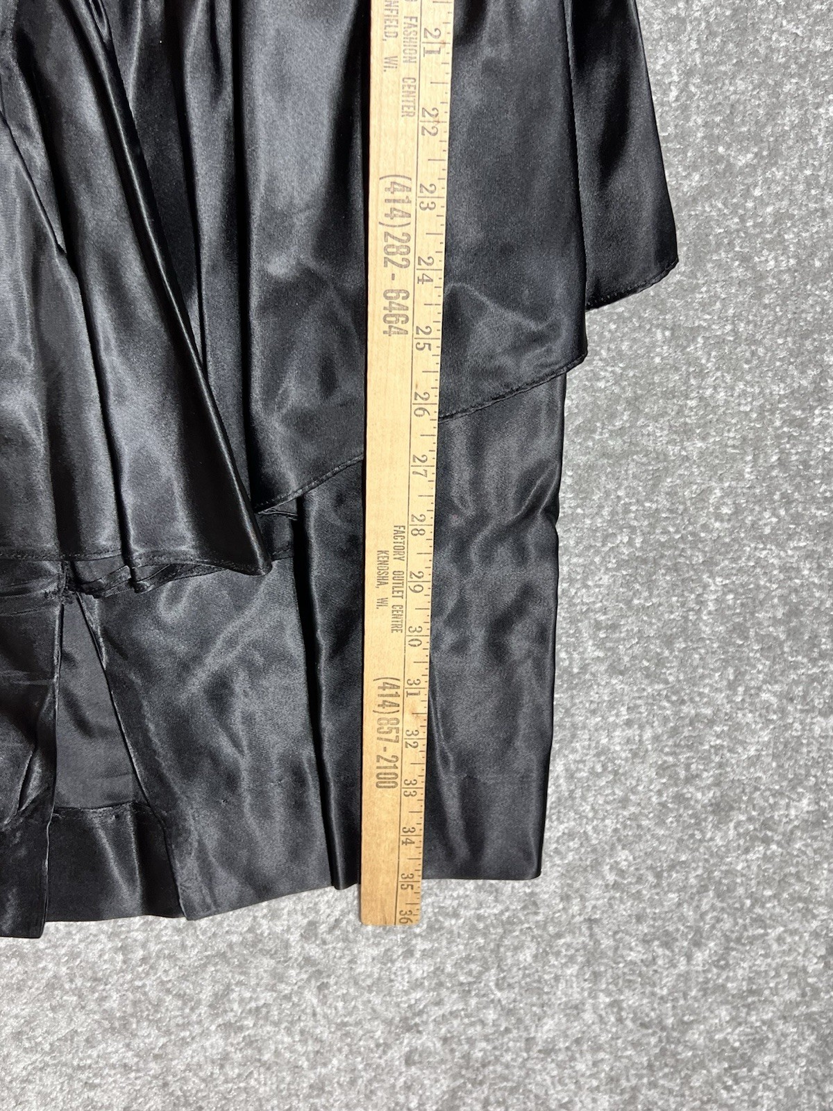 VTG 80s Dance Allure Party Dress Womens Juniors Size 7/8 Black Deep Plunge Back