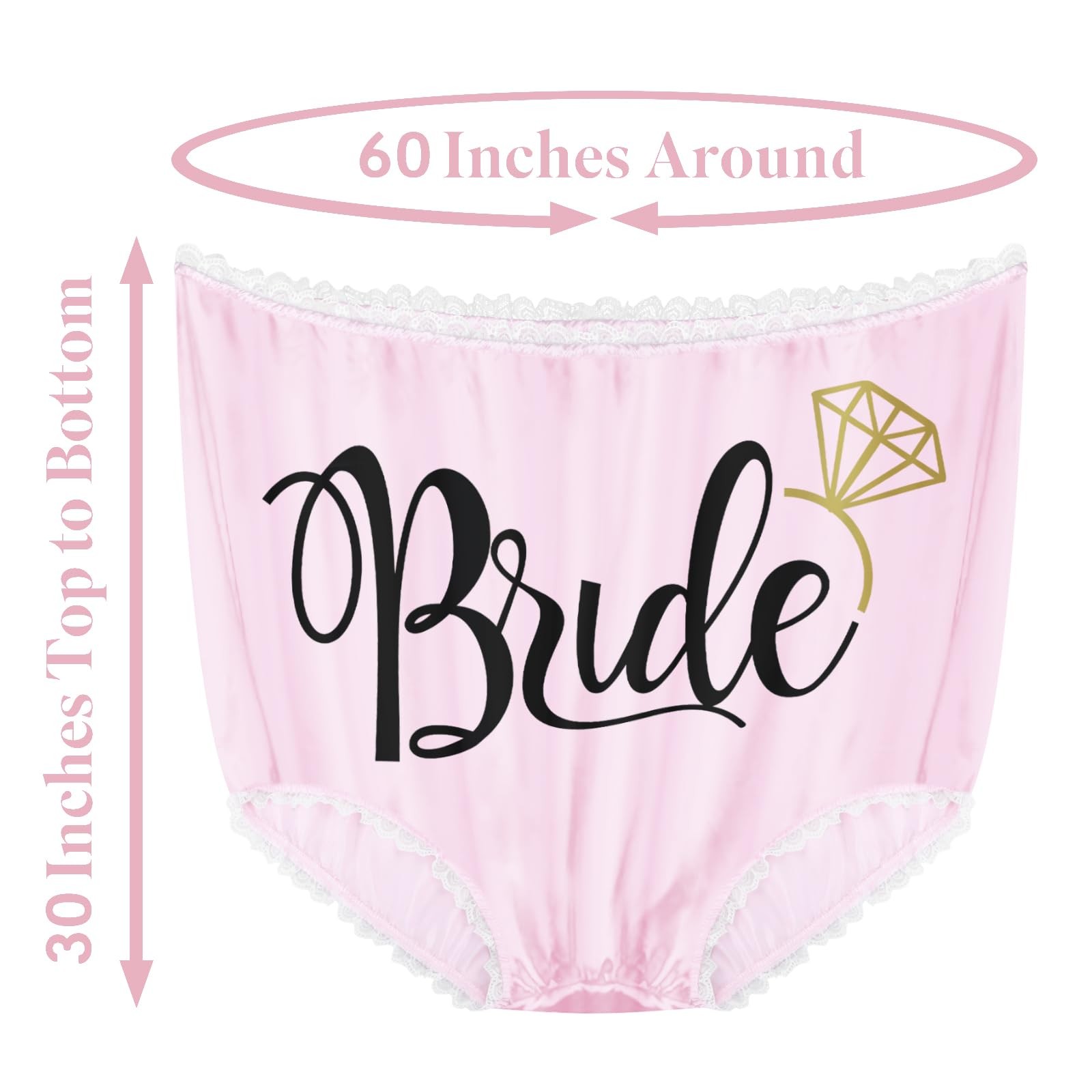Big Mom Undies Underwear Funny Pink Bride Gag Gift X-Large-XX-Large,