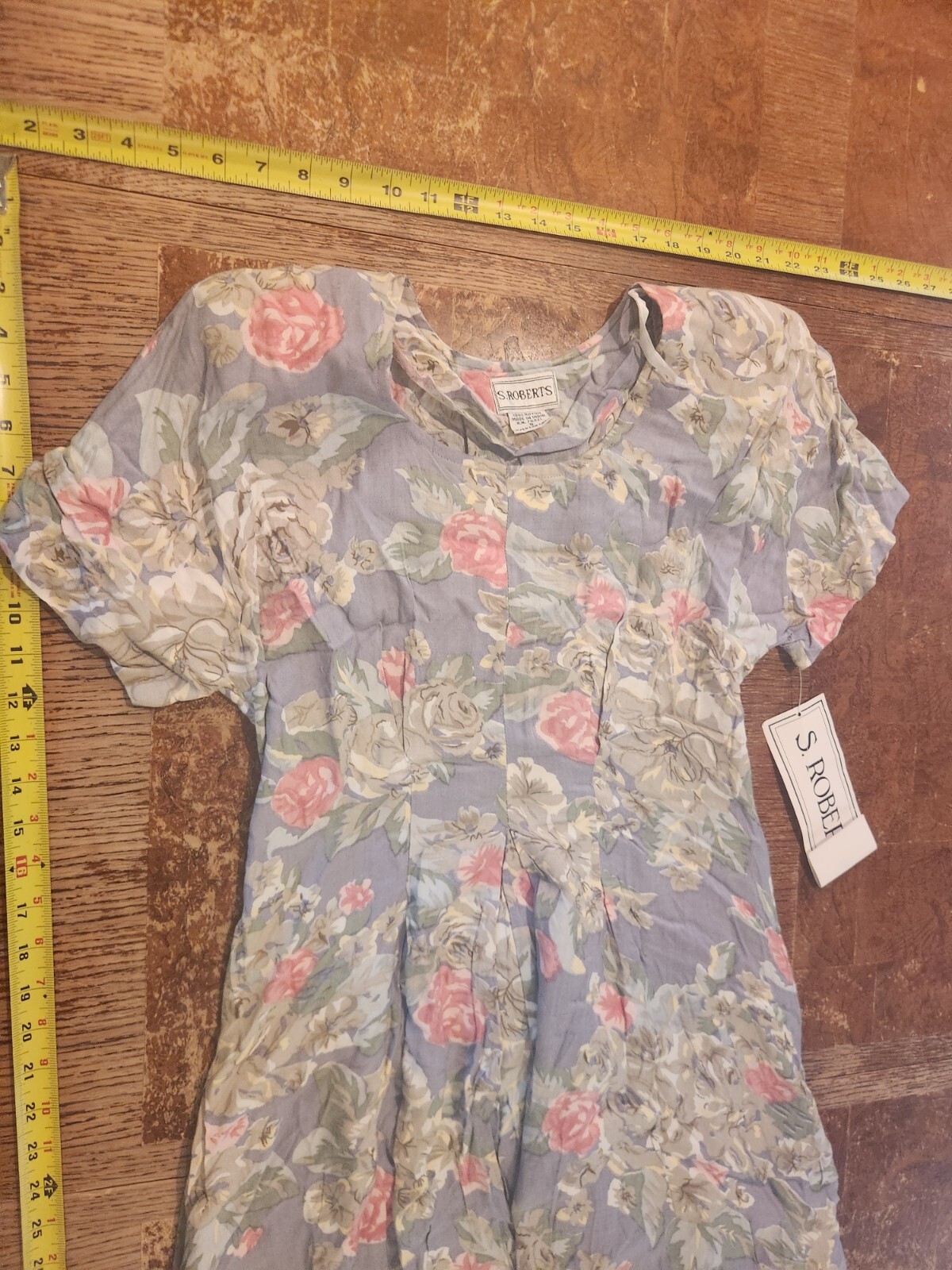 S. ROBERTS Women’s Vintage Floral Dress Size 8 NWT #S86