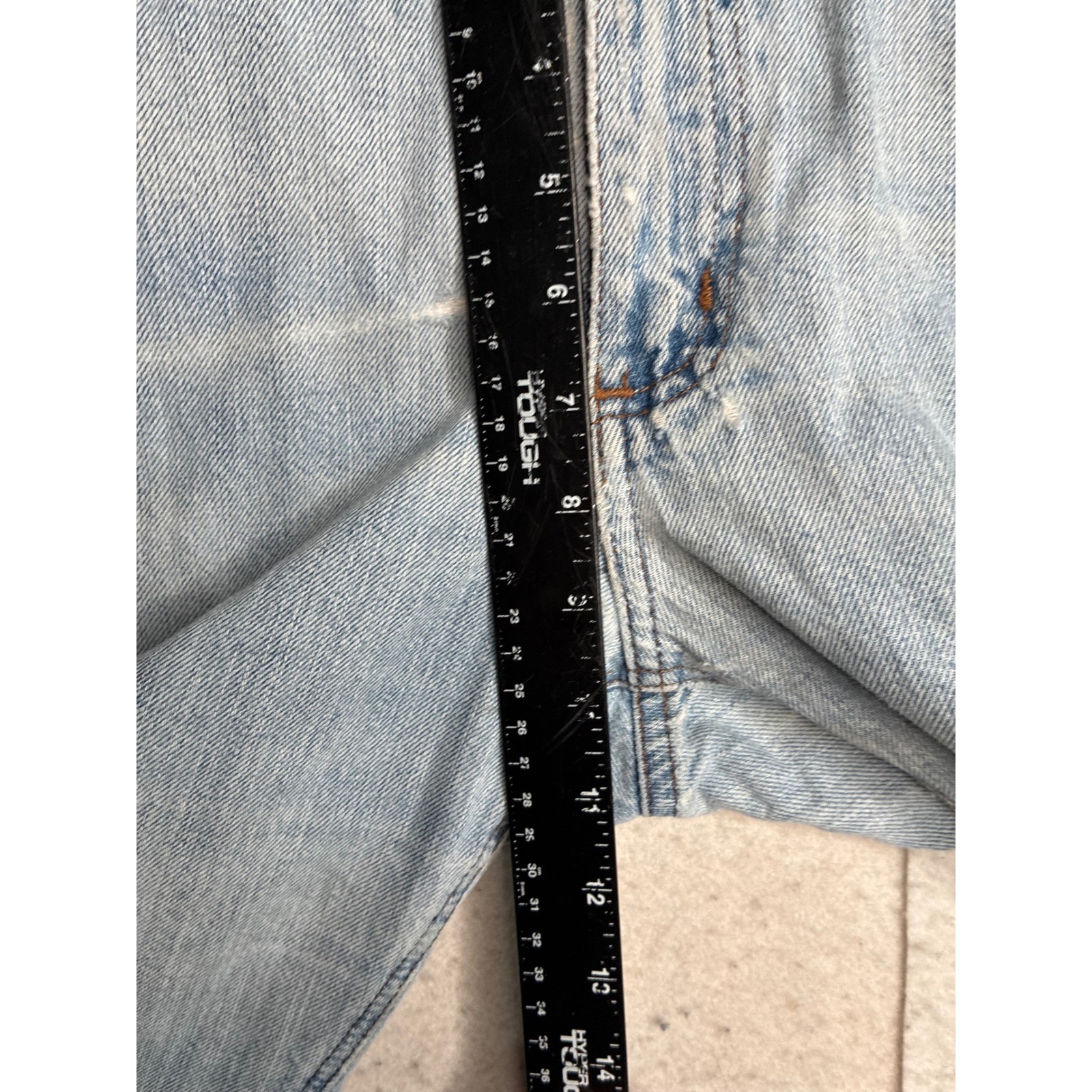 Vintage Carhartt Relaxed Fit Straight Leg Light Wash Denim Jeans womens 10×30