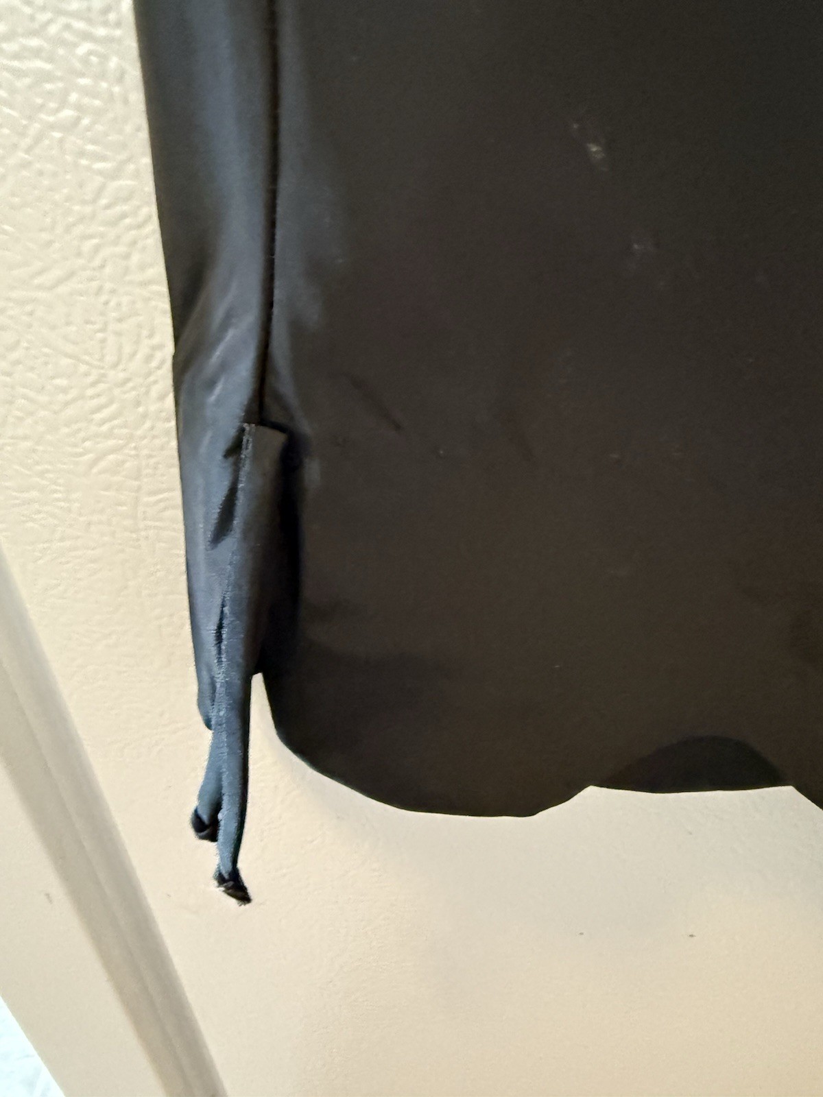Vintage Chevette Half Slip Lingerie Sexy Scalloped Poly Nylon Black Women’s Med
