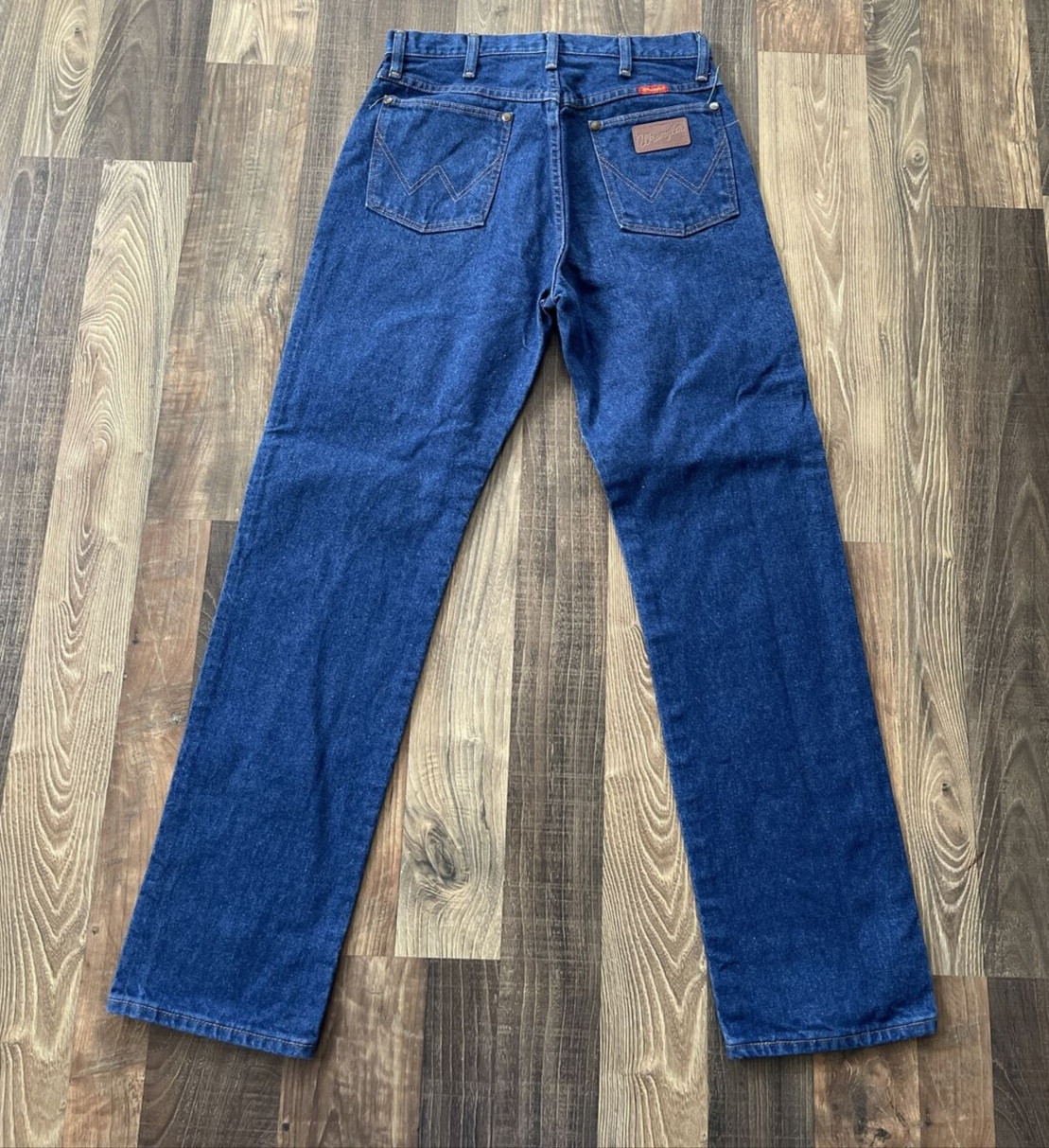 Wrangler Made in USA Western Jeans Blue Label size 11 x 30 actual (W28 L29)