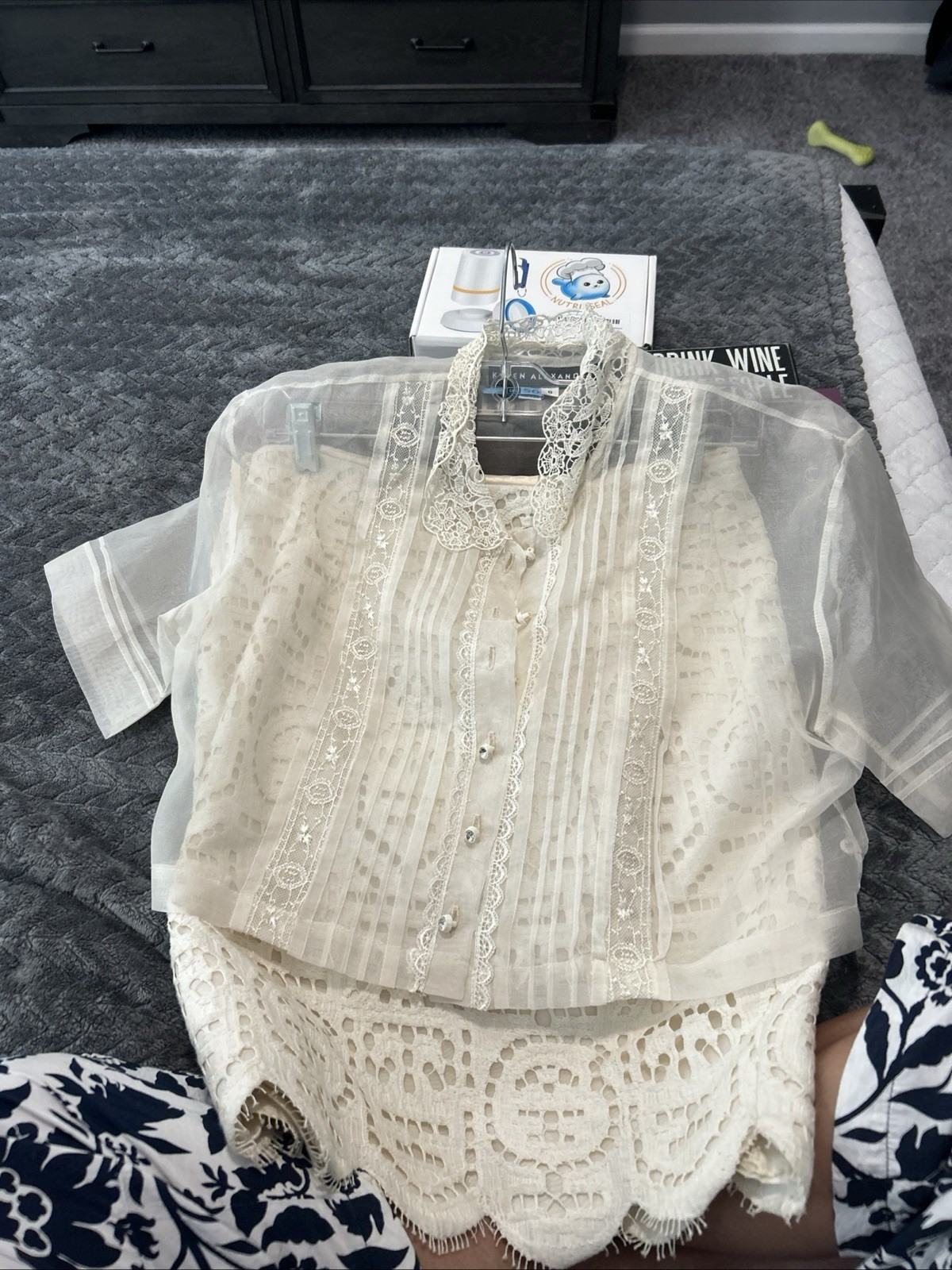 Karen Alexander Vintage Size 8 Sheer Shirt
