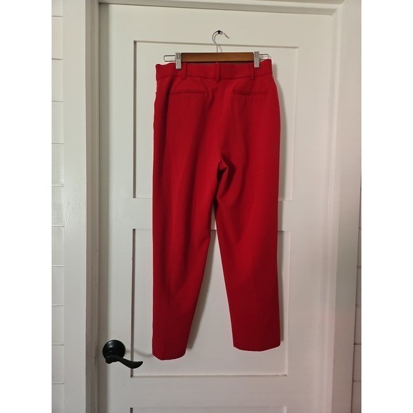 Vintage Style Counterparts Vibrant Red Straight Leg Pants – Size 10