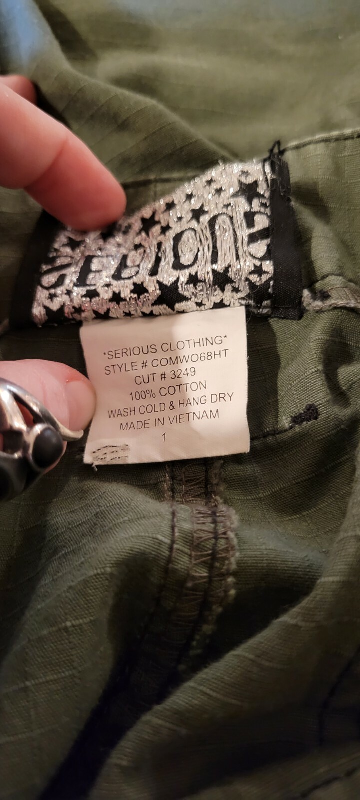 90s Vintage SERIOUS Capri Cargo Pants