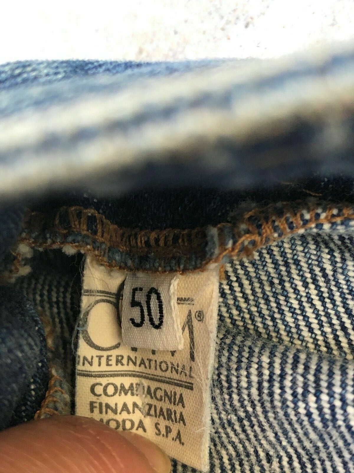BALL Women’s VTG 90s The Ball Store Industry Denim Patch Knee Length Skirt | 50