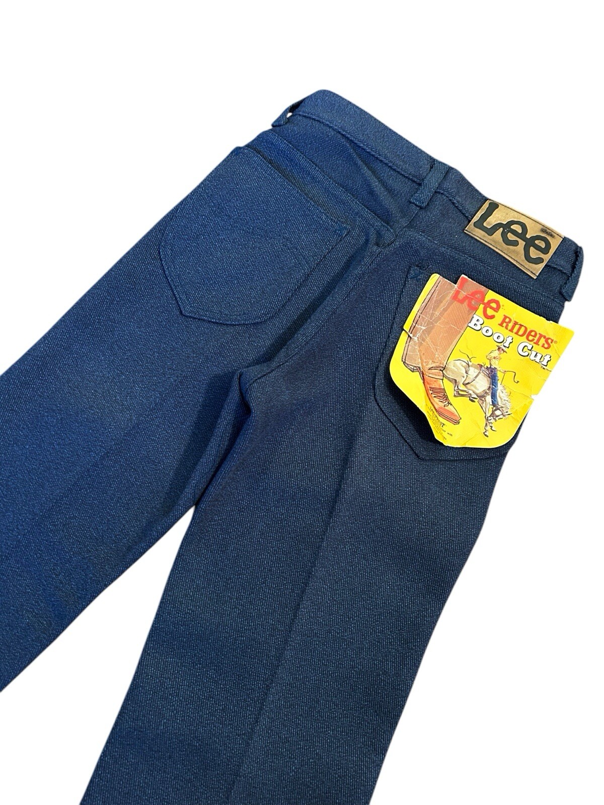 Vintage RARE LEE Riders Boot Cut Denim Blue Jeans Deadstock Women 27” NOS Unisex