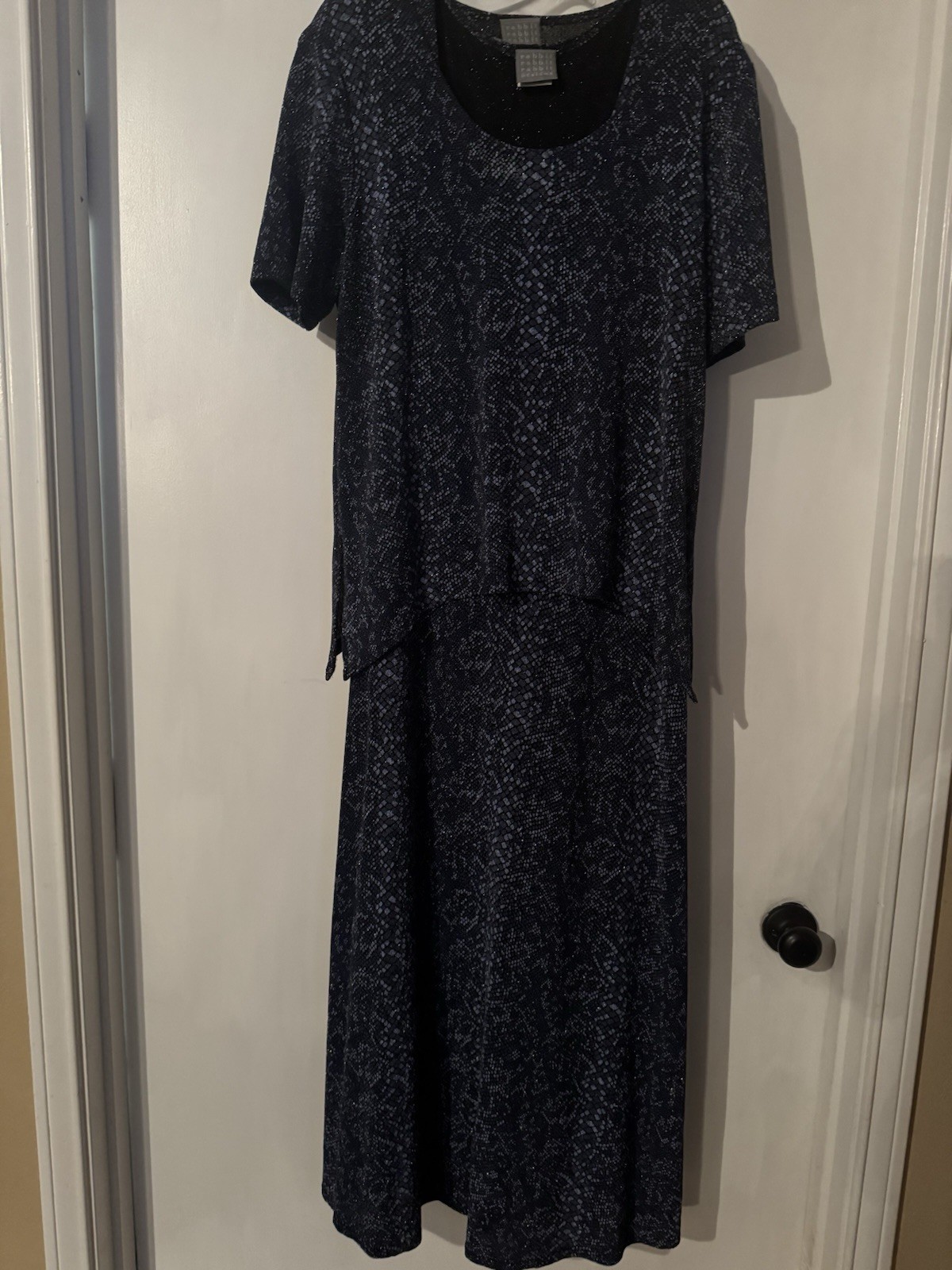 Vintage Metallic 2 Piece Dress Party Mother of the Bride Birthday