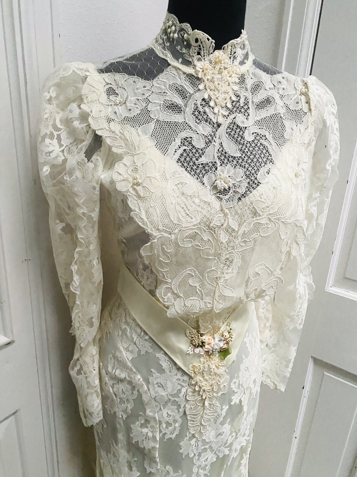 New WT 1970’s Susan Lane’s Country Elegance Victorian Wedding Dress 8