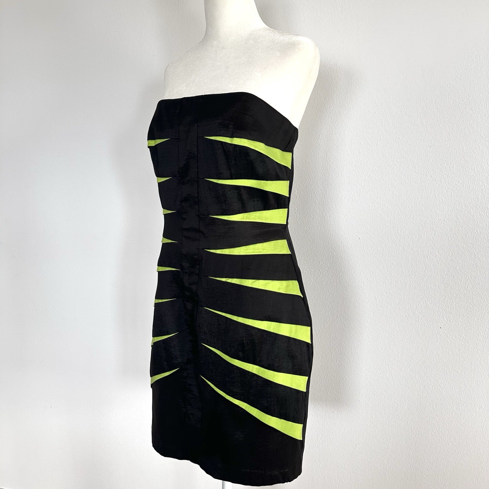 Vintage Rare 90s Jessica McClintock Strapless Prom Party Dress Y2K