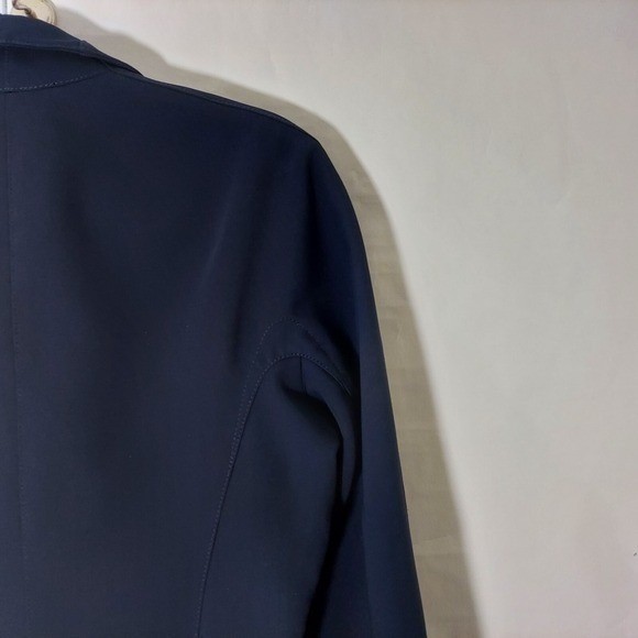 VTG Cache Blazer 8 Navy Career Capsule Tailor Office Business Professional Chic