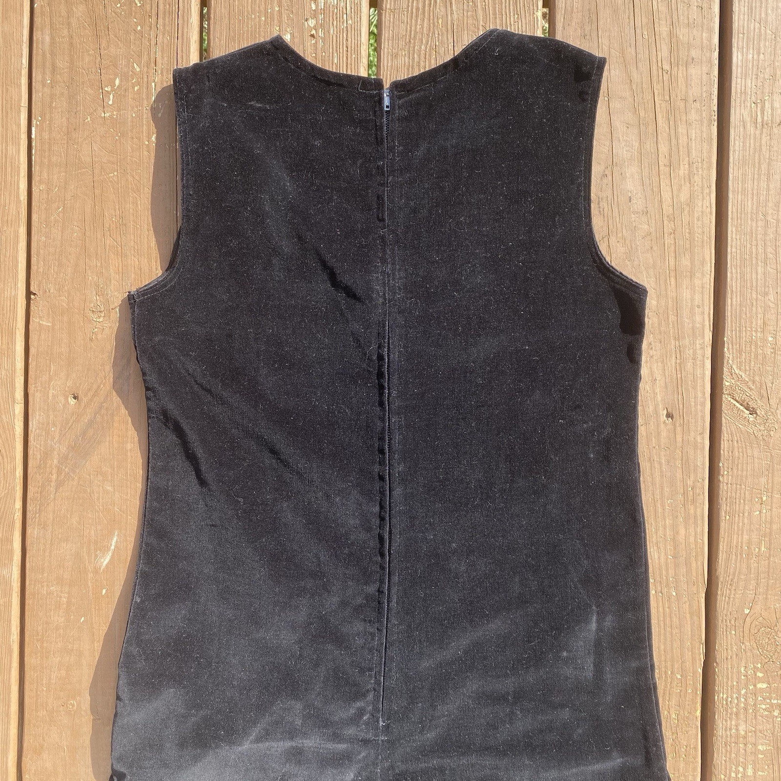 1970’s Black Velvet Wide Leg Sears Jumpsuit