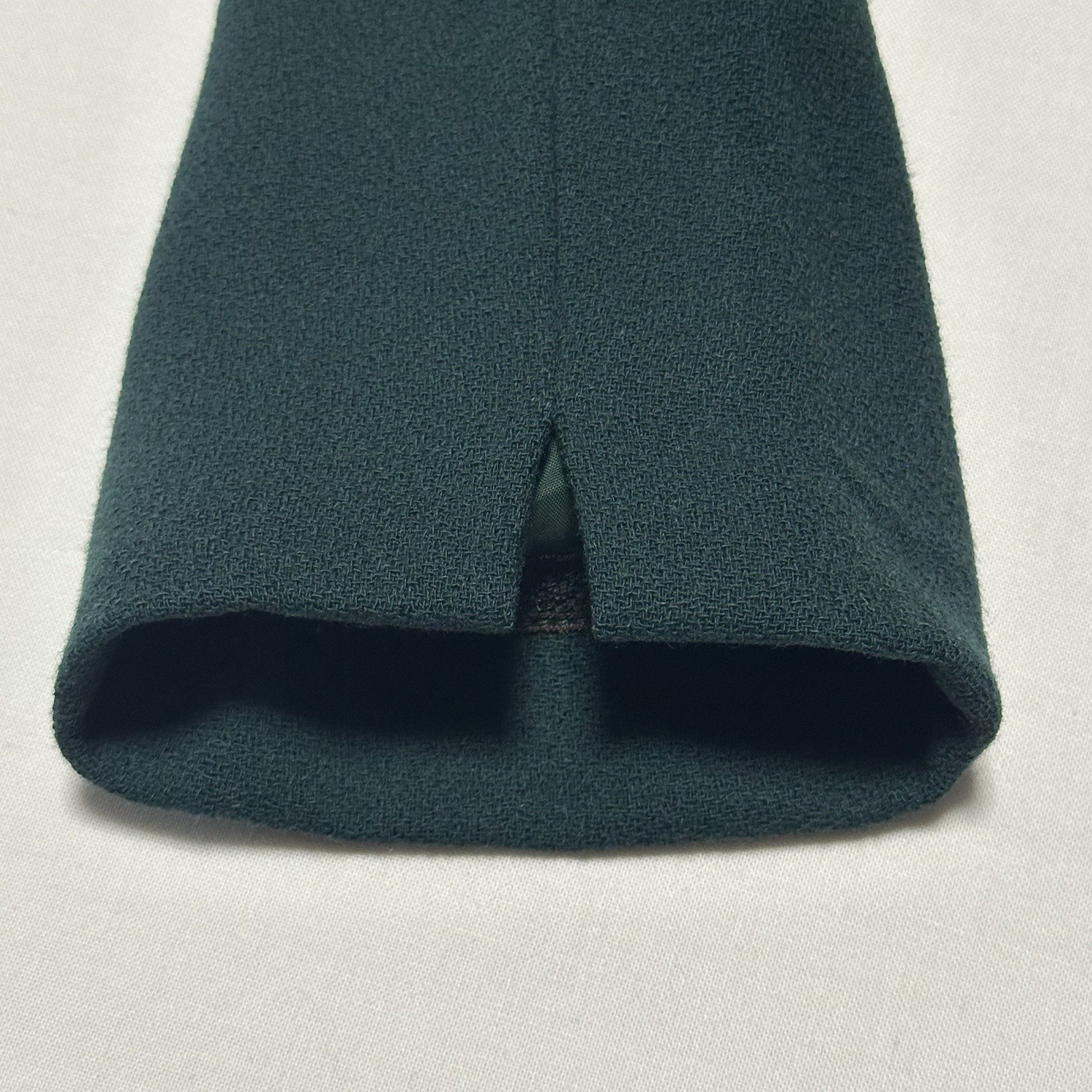 Vintage 70s Mollie Parnis Boutique Dark Green Dress