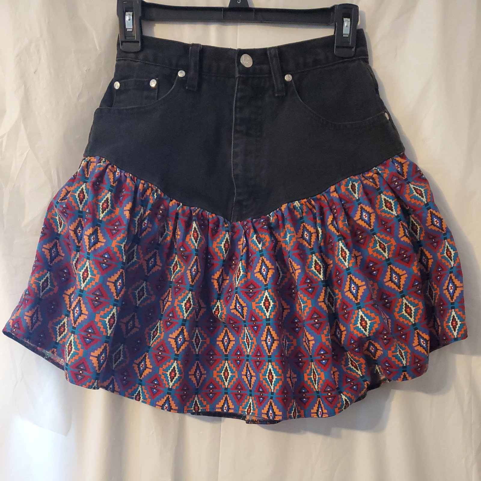 Vintage LA Blues Classic Denim Skirt Sz 10 Average 100% Cotton