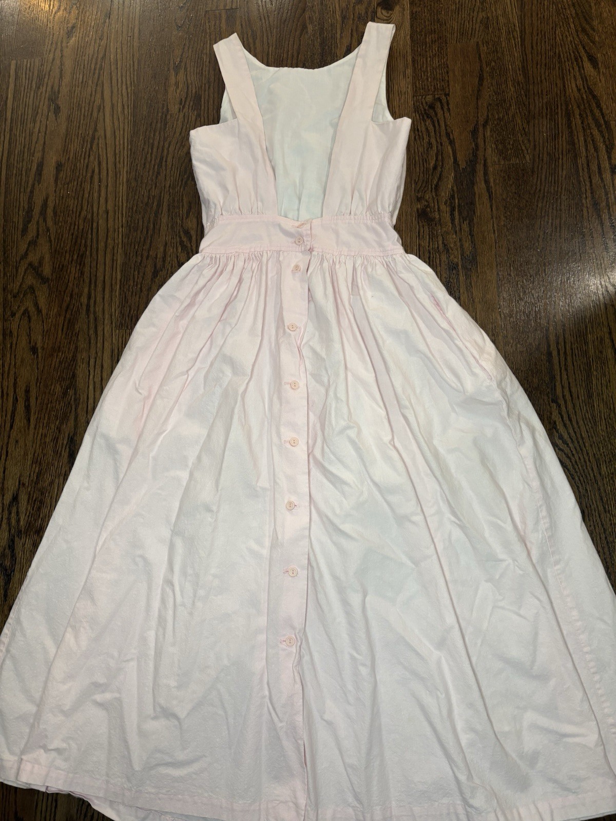 Vintage Outback Red Dress 100% Cotton