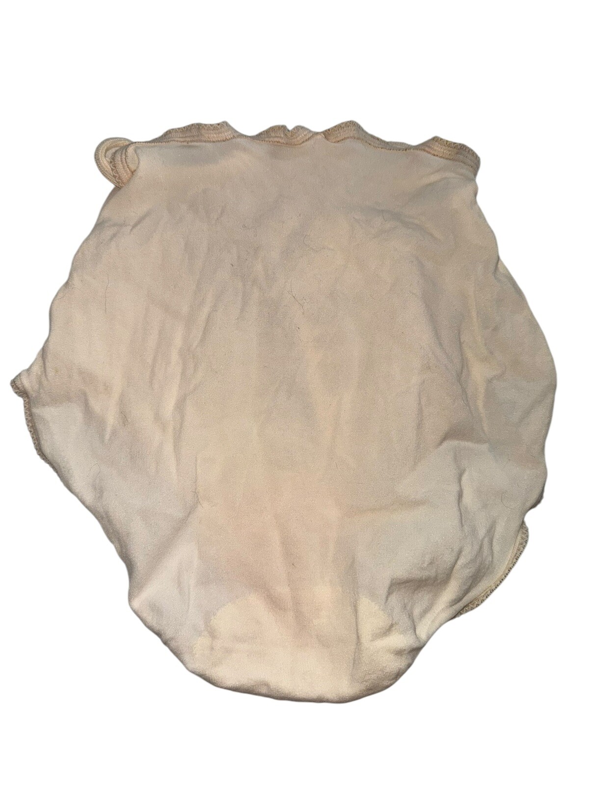NOS Vintage Womens Beige Alba Panties Underwear Briefs One Size Waist 32-40 Fem