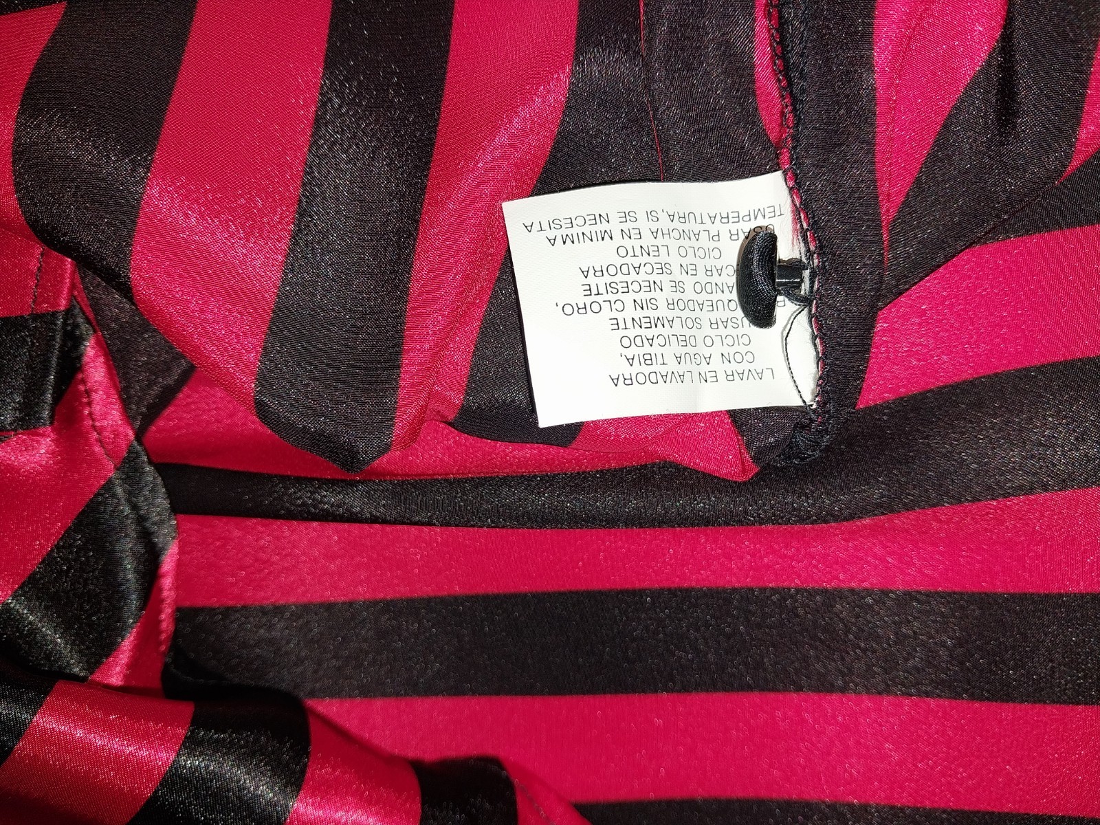 VTG SATIN SHINY NEW SZ 14 BUTTON UP NOTCH BLOUSE CHRISTIE JILL 42″ LUX