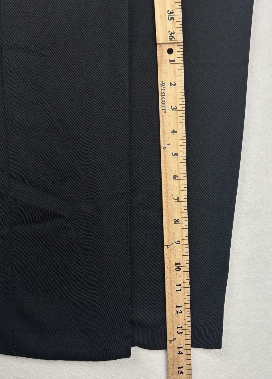 Vintage LaBelle Black Double Breasted Sleeveless Midi Dress Size 5 USA