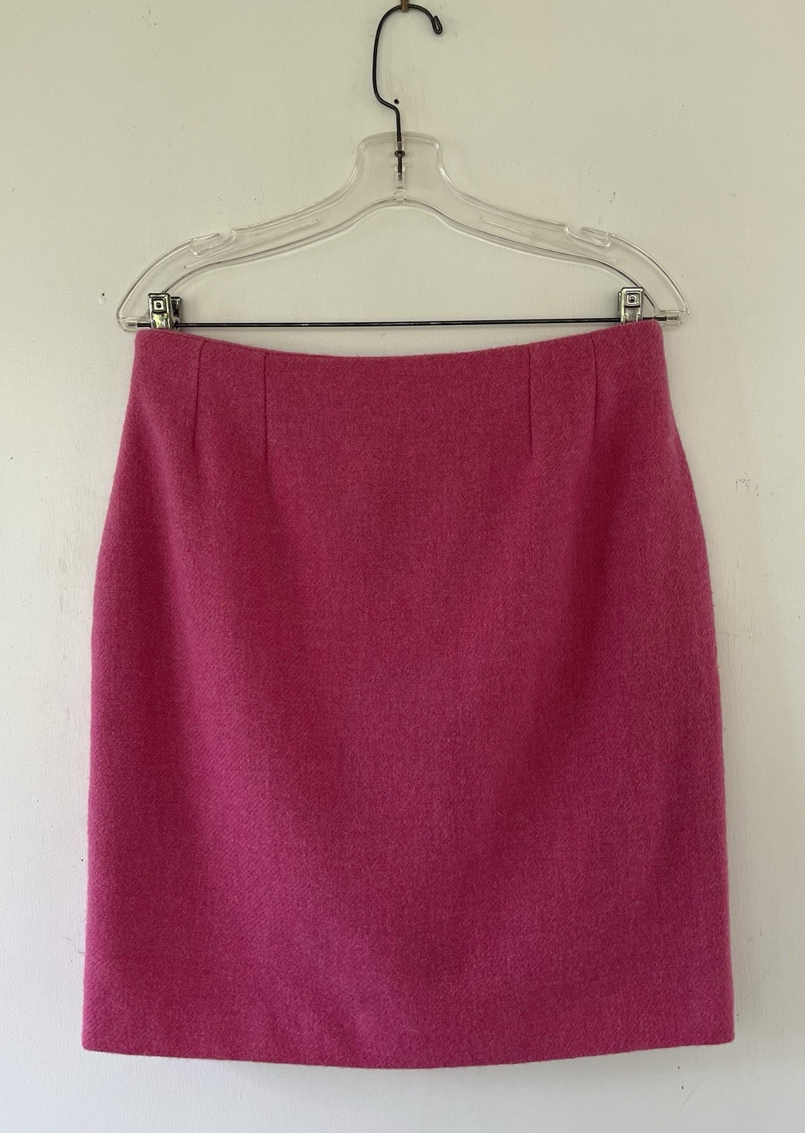Christian Dior Vintage 1998 John Galliano Pink Wool Skirt Rose Floral Silk