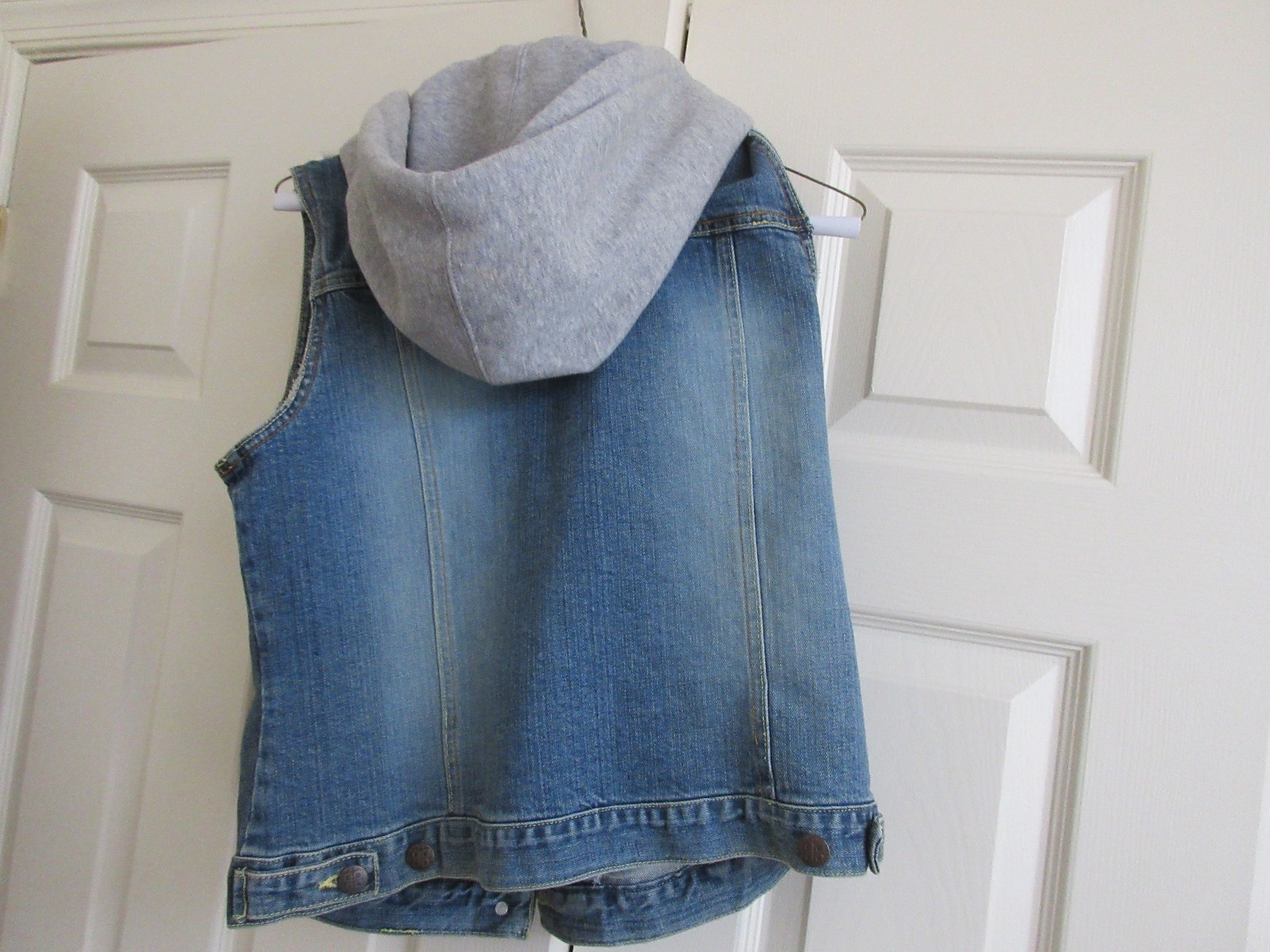 PLUGG , Hooded / Denim Ladies Vest , Size L , Vintage