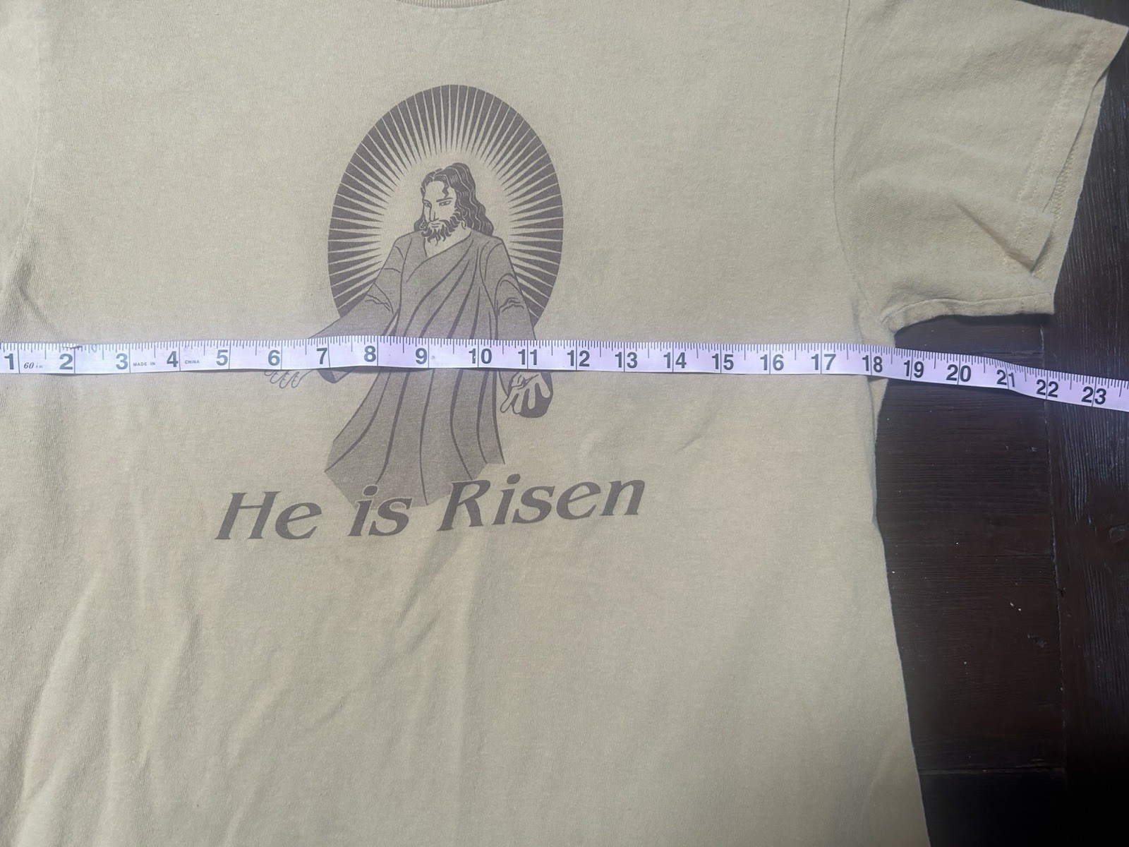 Jesus Loves You He Is Risen T-shirt Vintage? Stained S/M?