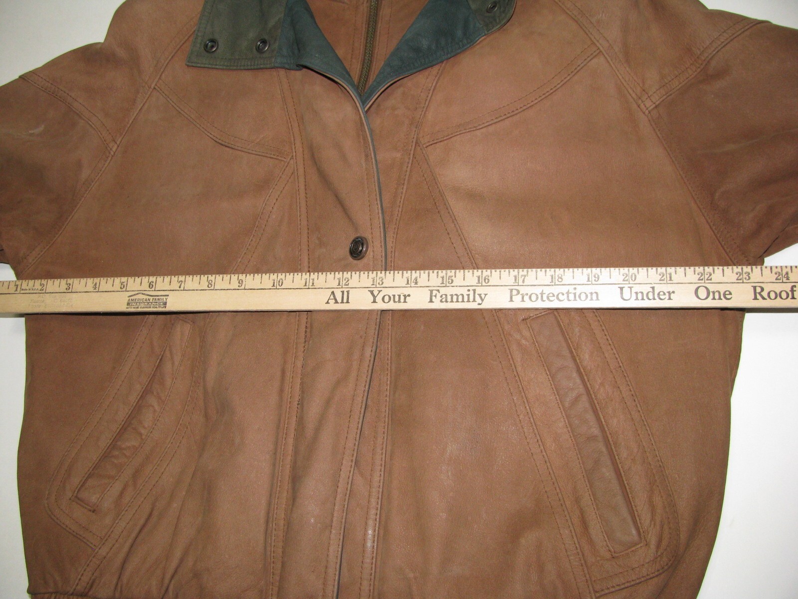 Women’s Vtg Wilsons Adventure Bound Brown Leather Jacket-ZipOut Lining 1980s M